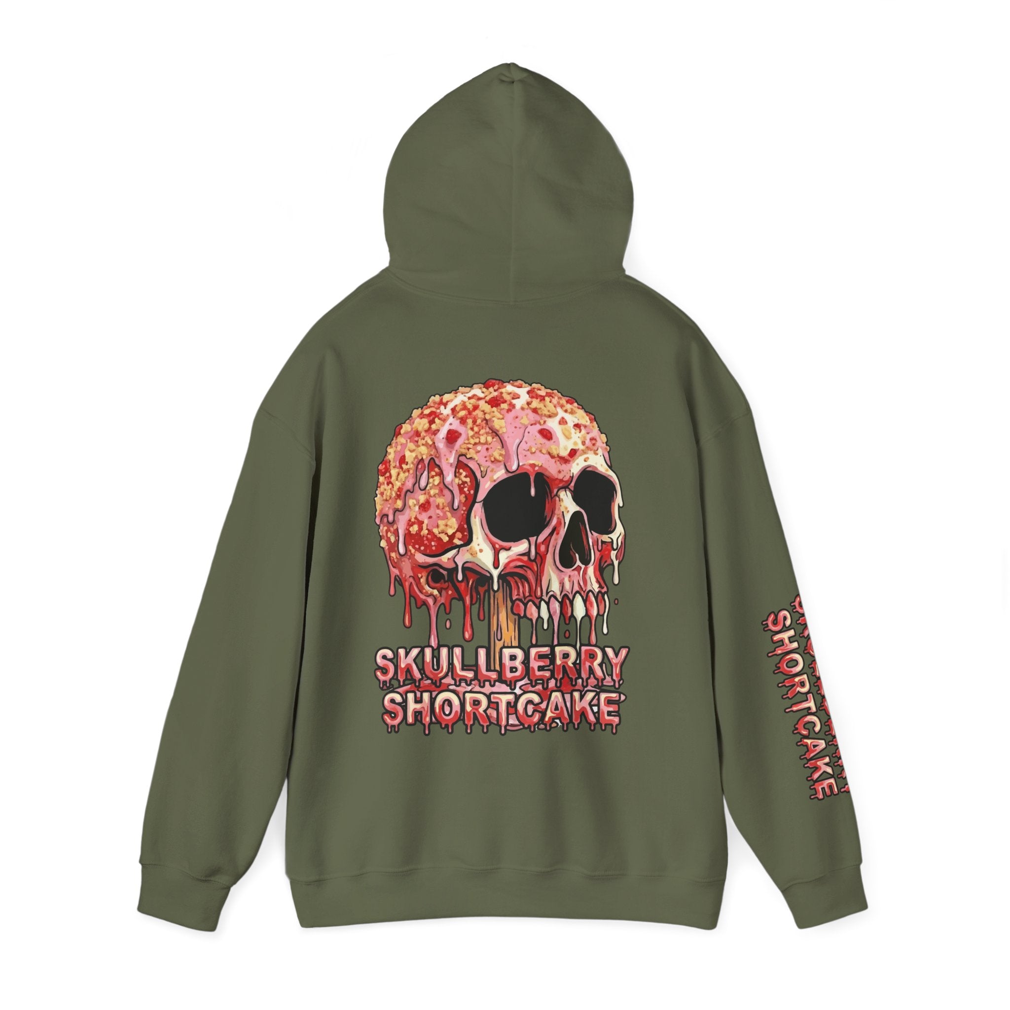 Skullcream-Skullberry Shortcake Hoodie | Dripping Skull Graphic