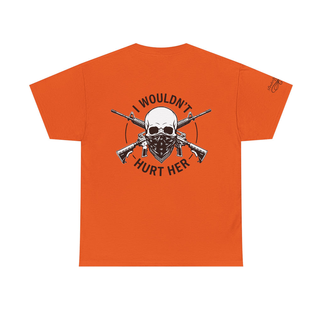 Protective Dad Assault Rifles T-Shirt | Here’s Your Warning