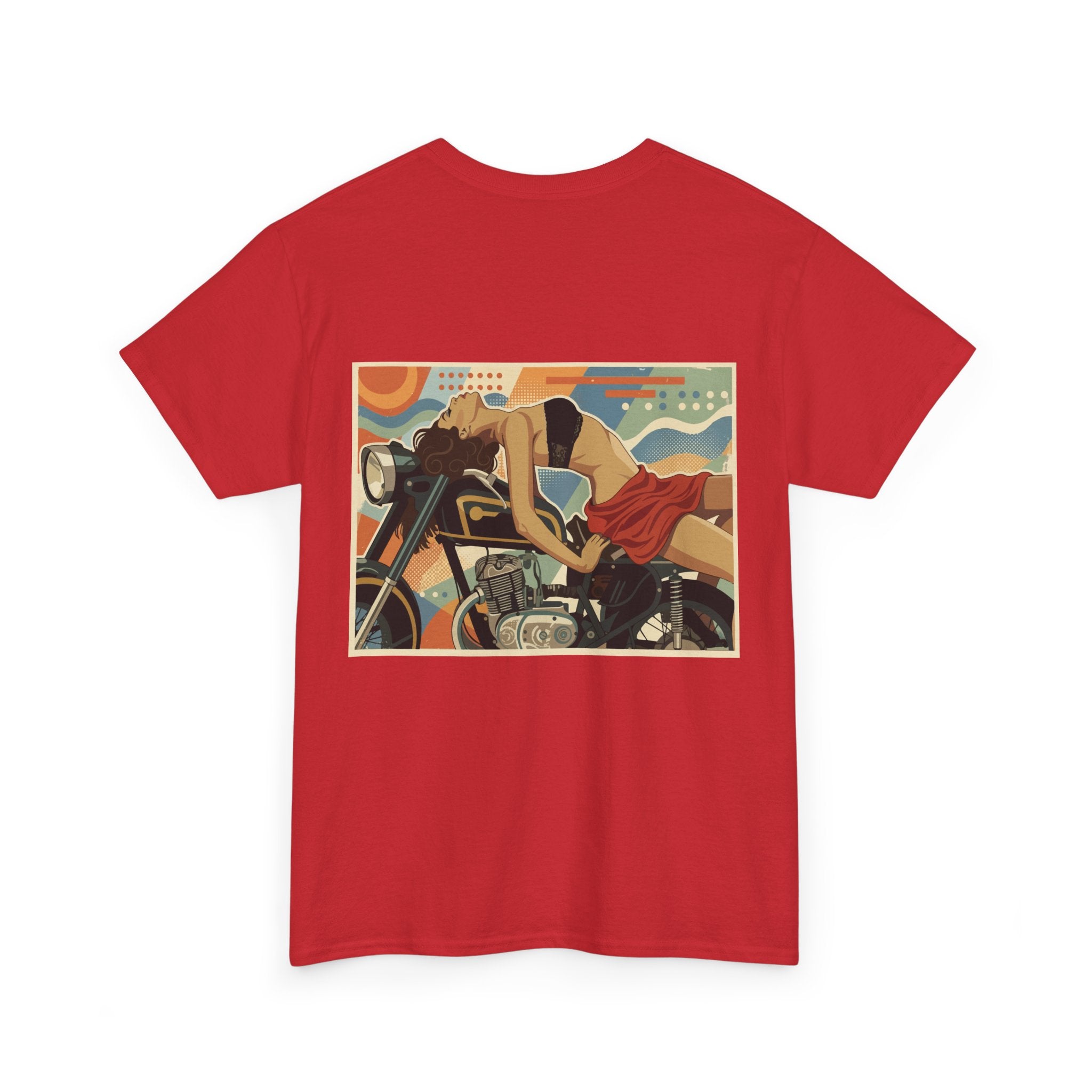 Yes Sir-Pin Up Biker T-Shirt | Parental Advisory  for the Bearded