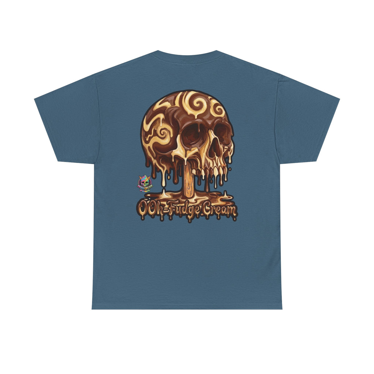 Skullcream-Ooh-Fudge Cream T-Shirt | Colorful Drip Graphic Tee