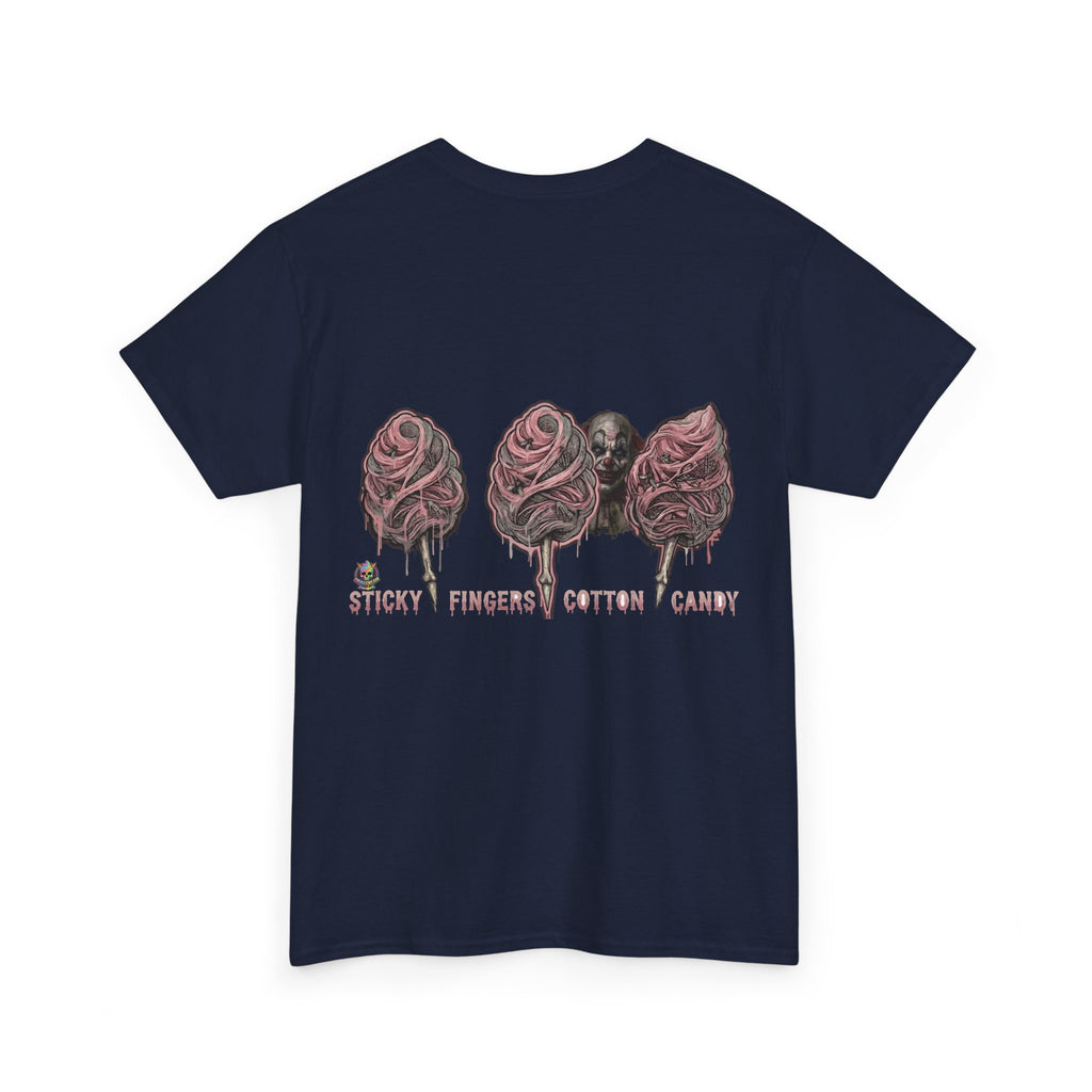 Cotton Candy Skullcream T Shirt — 'Sticky Fingers' Graphic T-Shirt