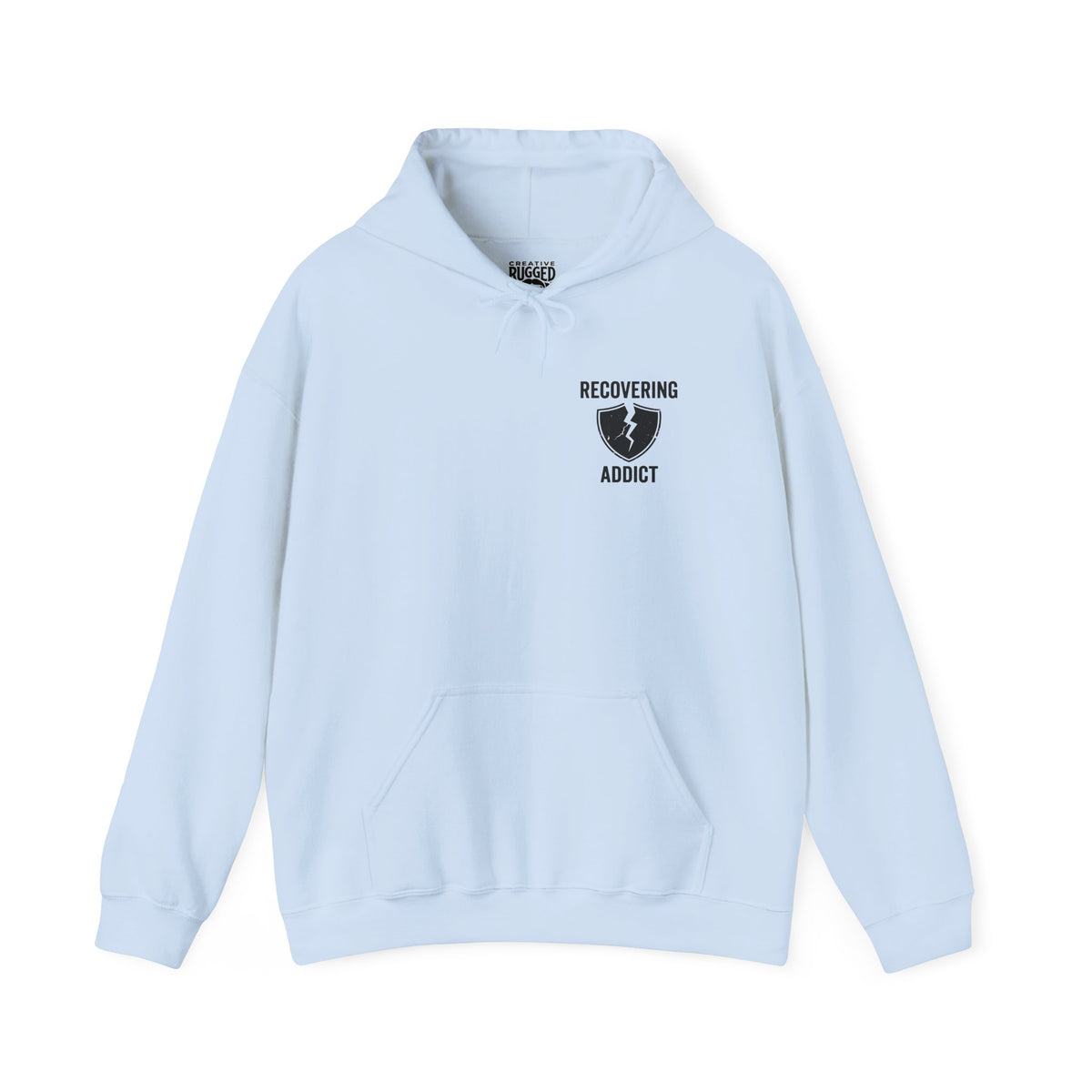 Addicted | Yes Sir Hoodie | Recovering Addict Graphic Hoodie