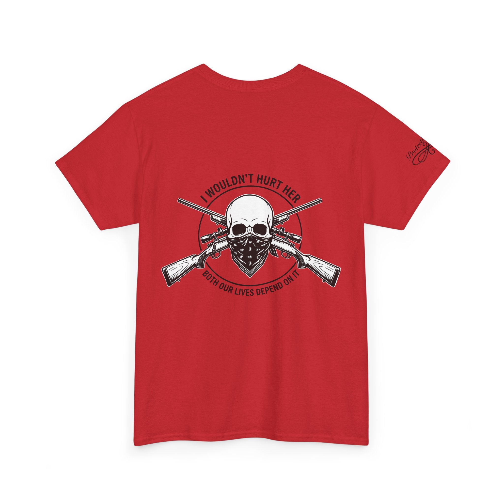 Protective Dad Rifles T-Shirt | Here’s Your Warning