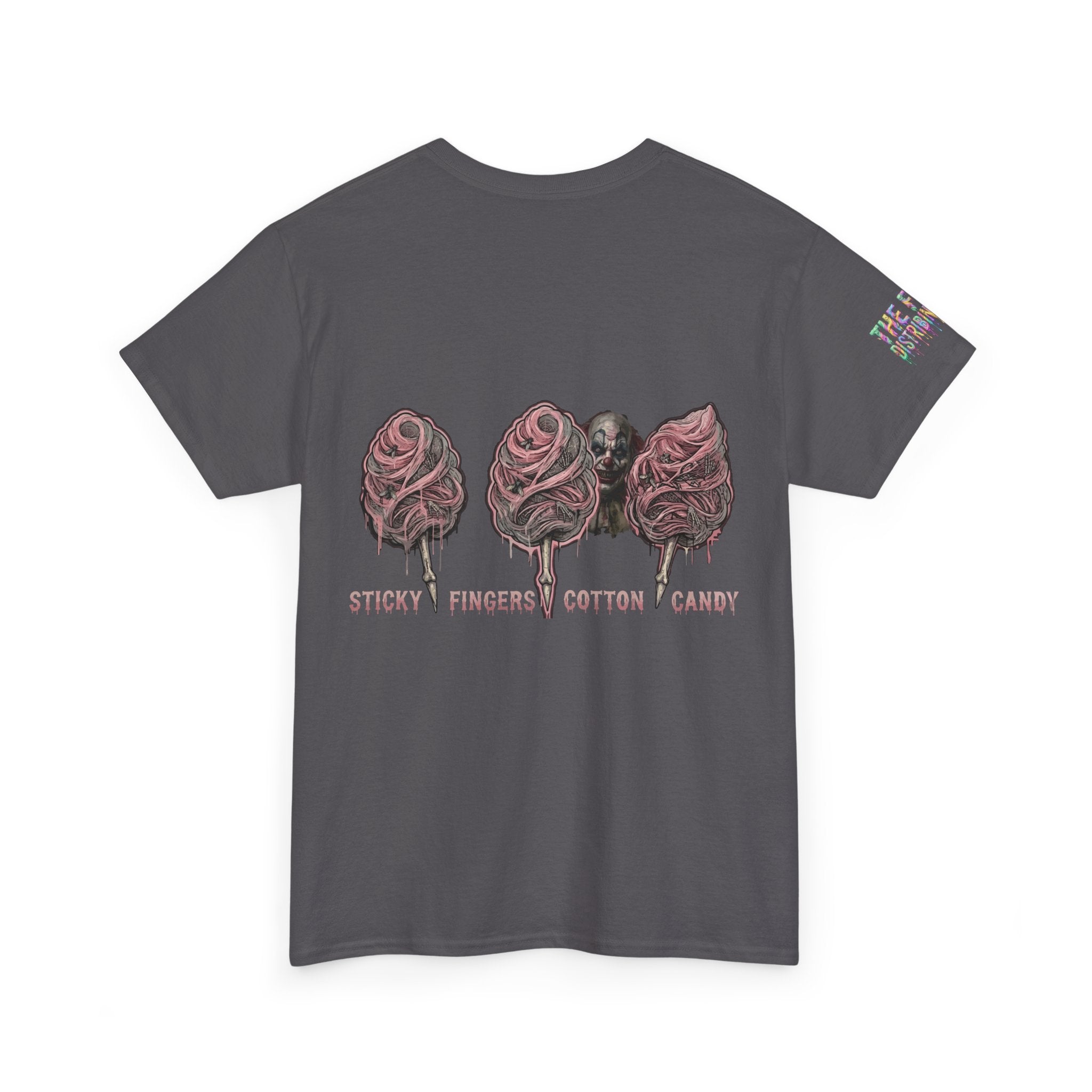 Cotton Candy Skullcream T Shirt — 'Sticky Fingers' Graphic T-Shirt