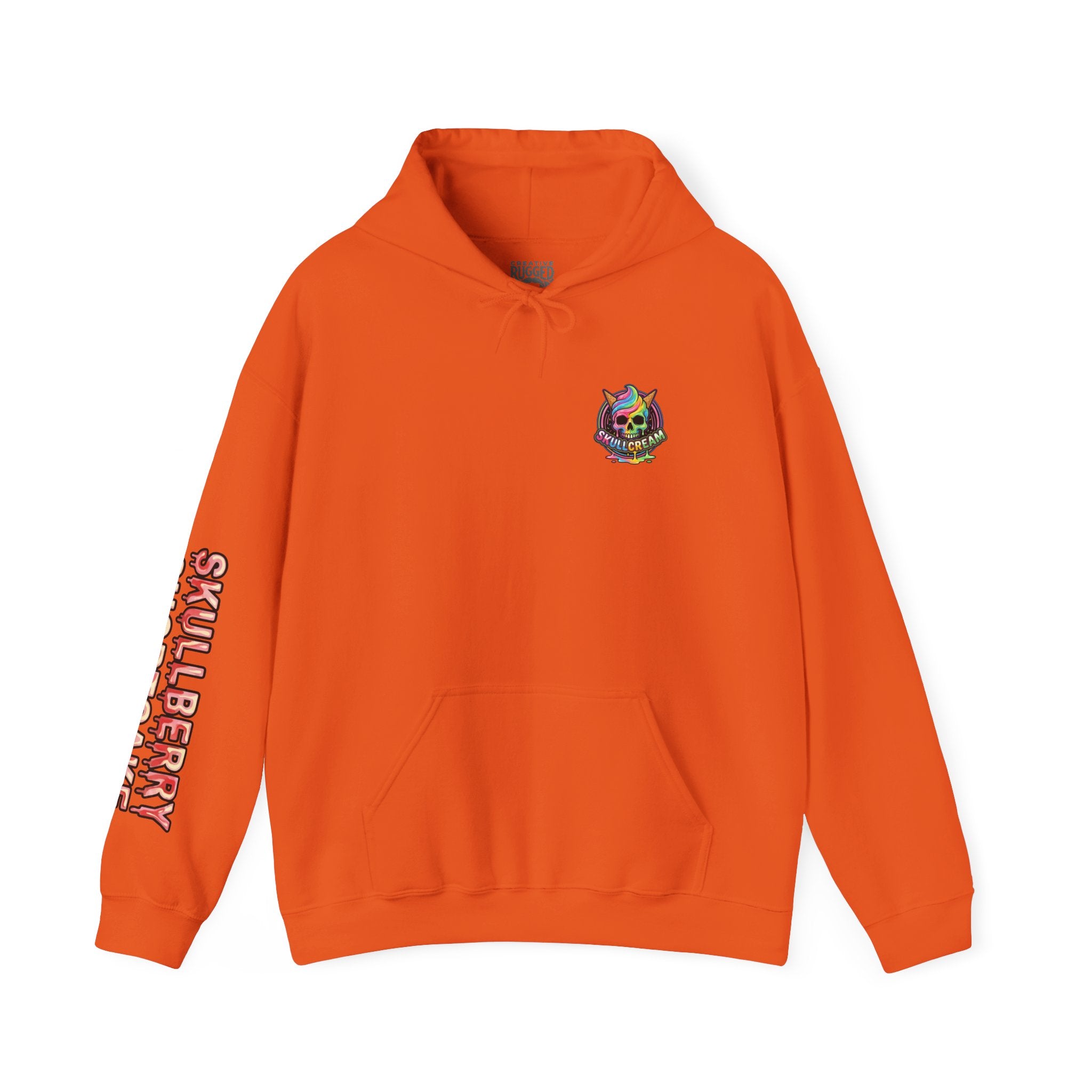 Skullcream-Skullberry Shortcake Hoodie | Dripping Skull Graphic