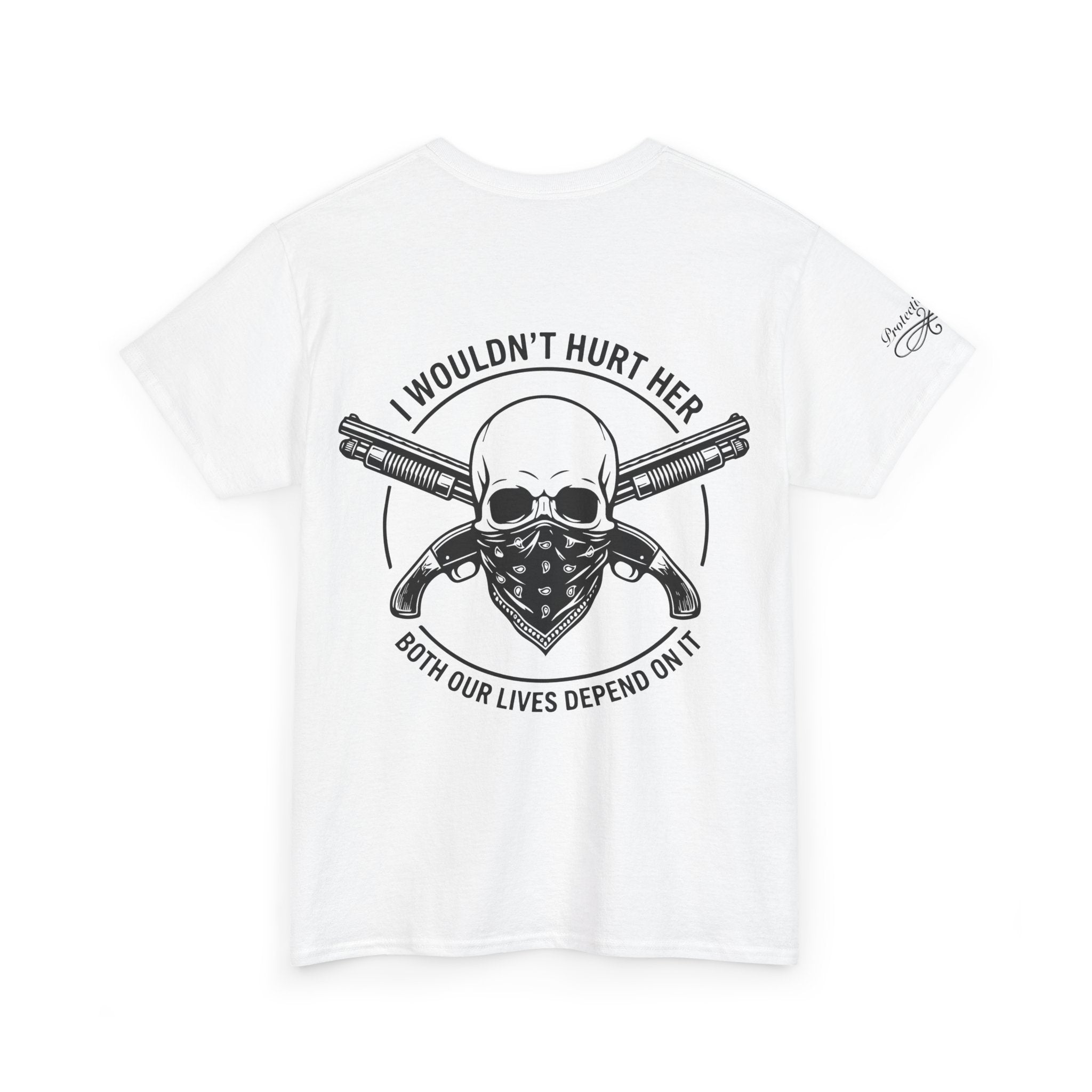 Protective Dad-Assault Rifle T-Shirt | Here’s Your Warning