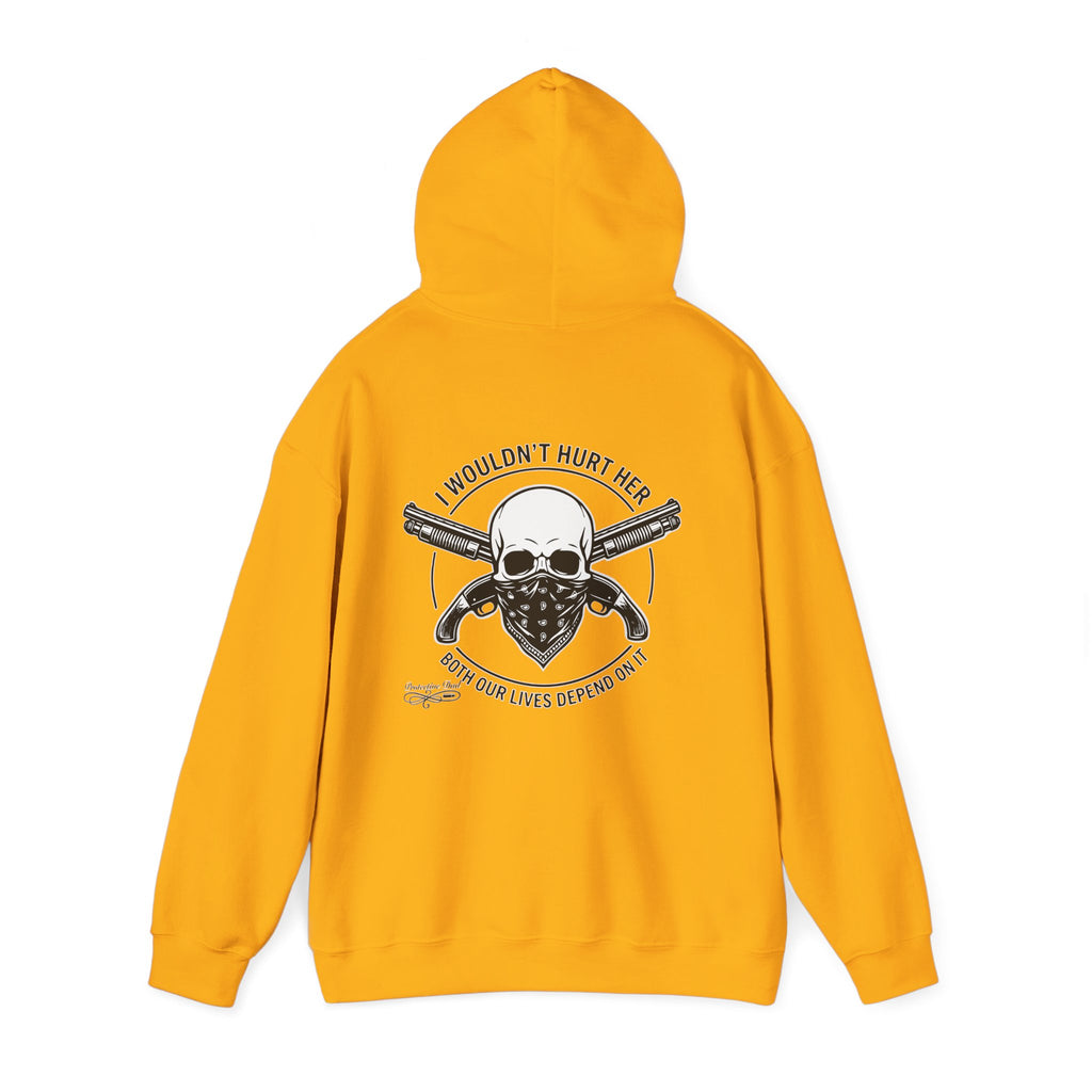 Protective Dad Sawed Off Shotguns - Hoodie | Here’s Your Warning