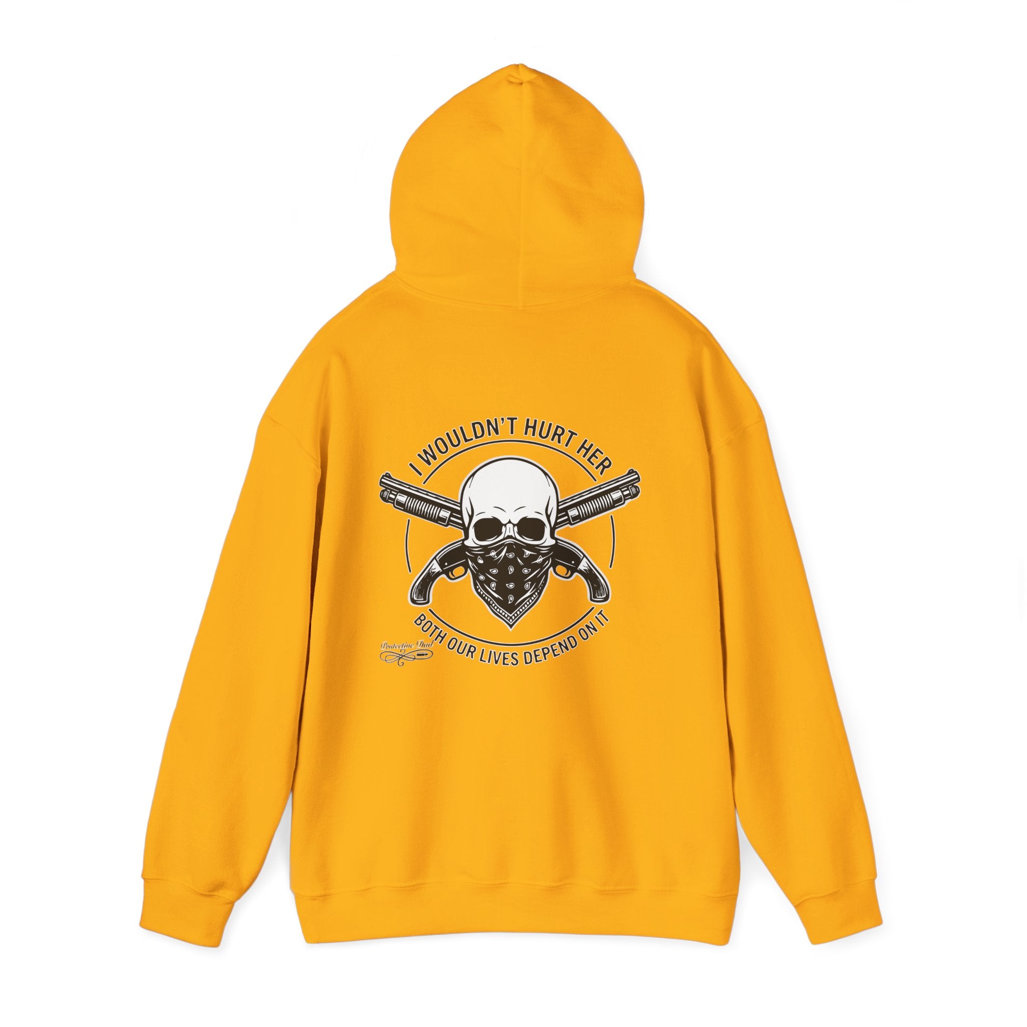 Protective Dad Sawed Off Shotguns - Hoodie | Here’s Your Warning