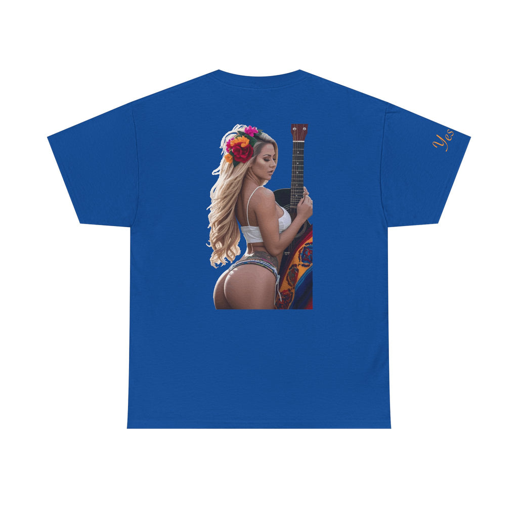 Pretty Flowers-Yes Sir T-Shirt | Parental Advisory  for the Bearded