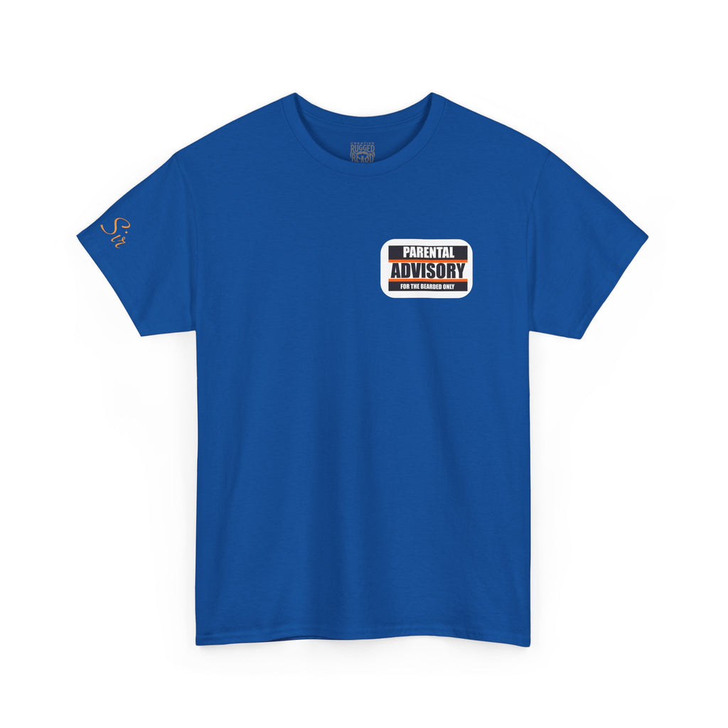 Attitude! Yes Sir T-Shirt | Parental Advisory  for the Bearded