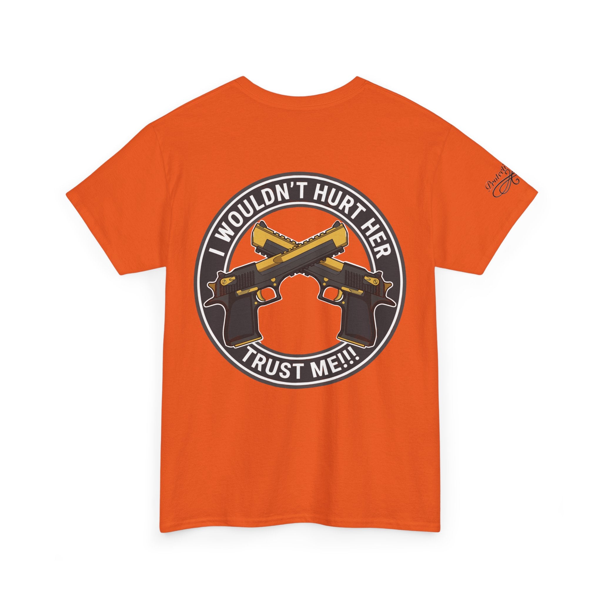Protective Dad Pistols T-Shirt | Here’s Your Warning