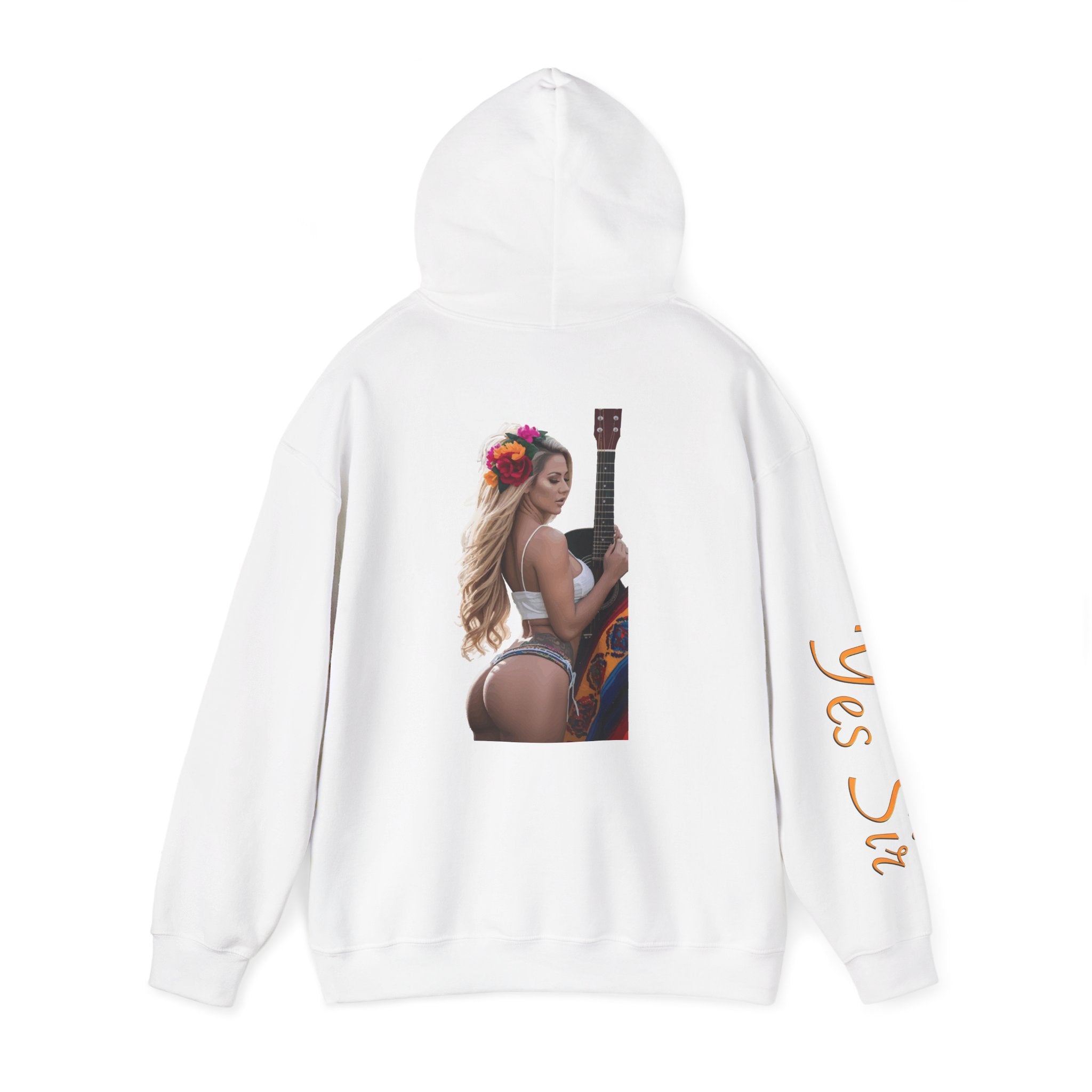 Pretty Flowers Yes Sir Hoodie | Parental Advisory  for the Bearded
