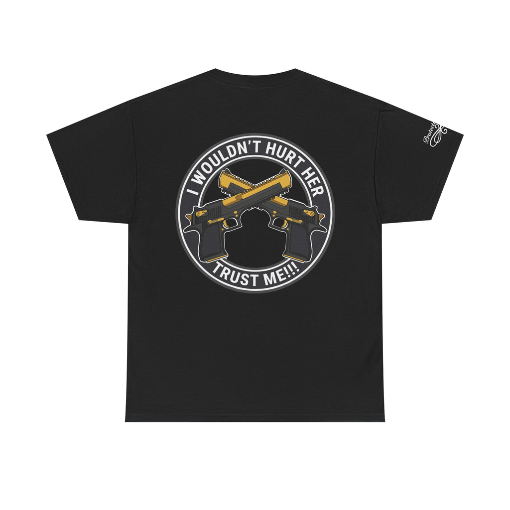 Protective Dad Pistols T-Shirt | Here’s Your Warning