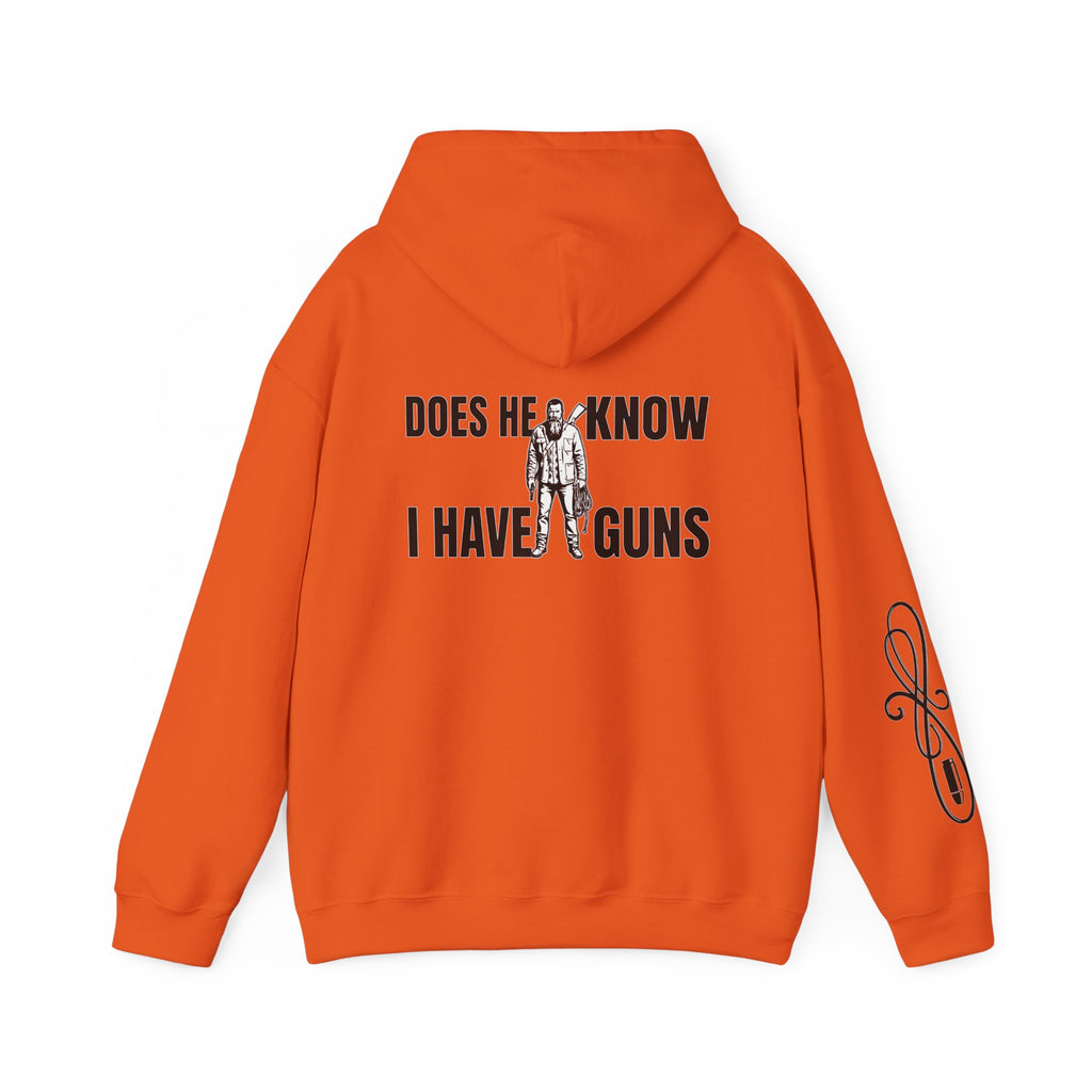 Protective Dad Does He Know Hoodie | Here’s Your Warning