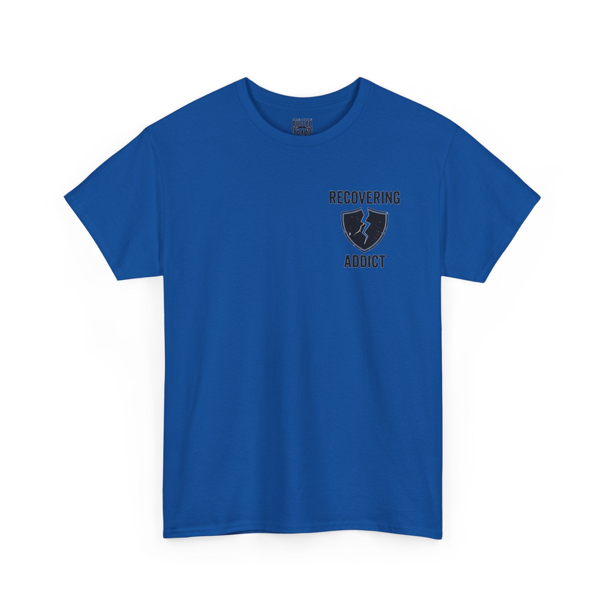 Addicted | Yes Sir T Shirt | Recovering Addict Green Graphic T Shirt