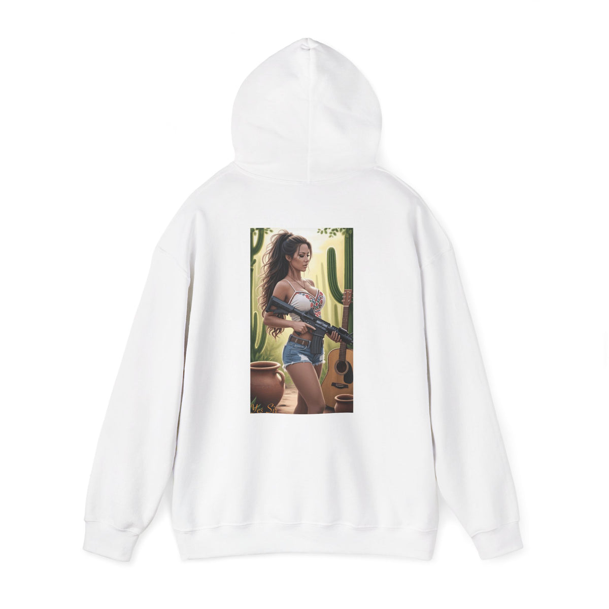 Nice Guitar- Yes Sir Hoodie | Parental Advisory  for the Bearded