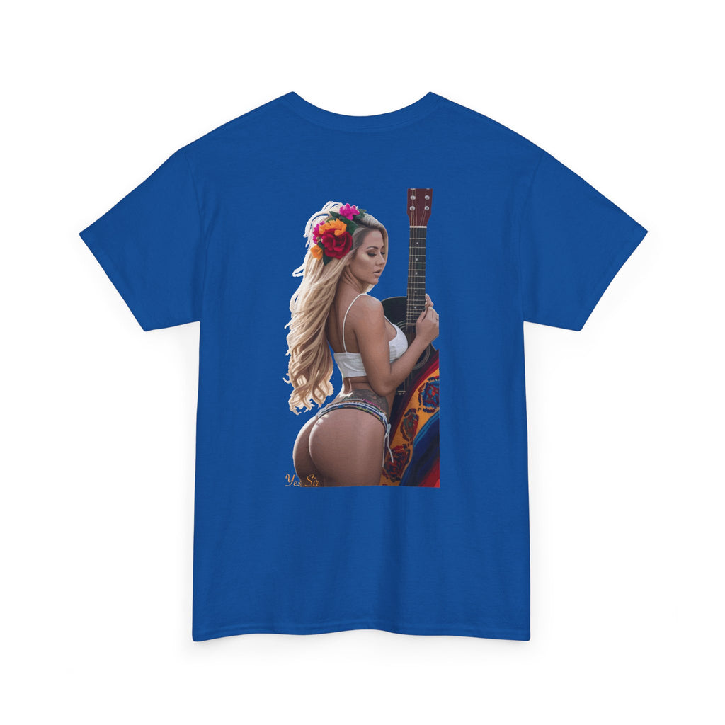 Pretty Flowers-Yes Sir T-Shirt | Parental Advisory  for the Bearded