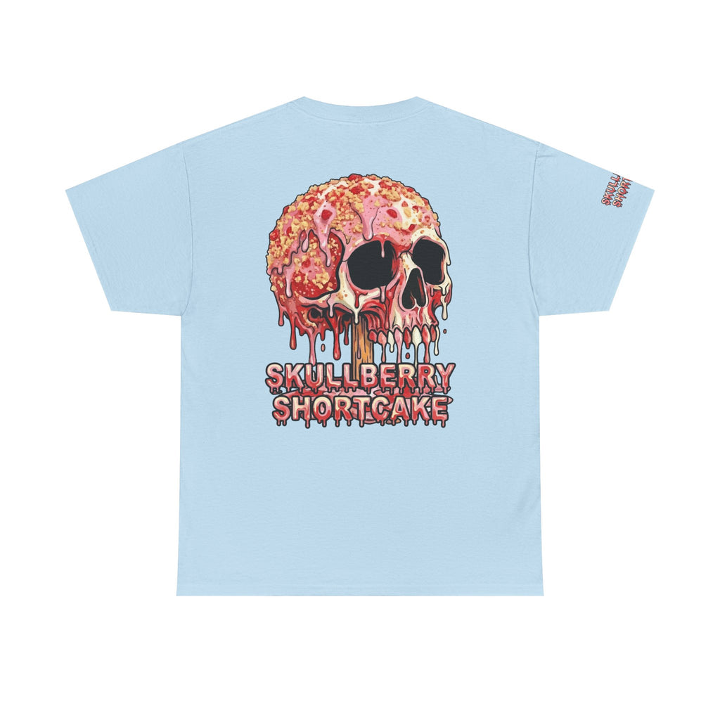Skullcream-Skullberry Shortcake T-Shirt | Colorful Drip Graphic Tee