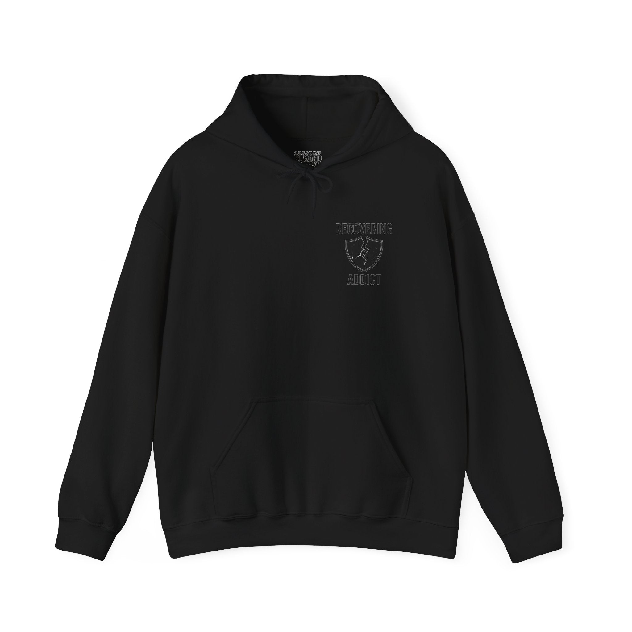 Addicted | Yes Sir Hoodie | Recovering Addict Graphic Hoodie