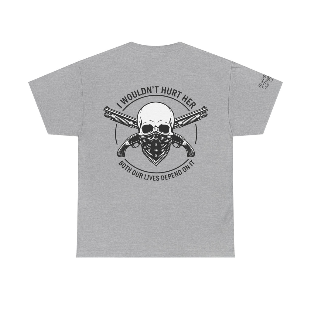 Protective Dad-Assault Rifle T-Shirt | Here’s Your Warning