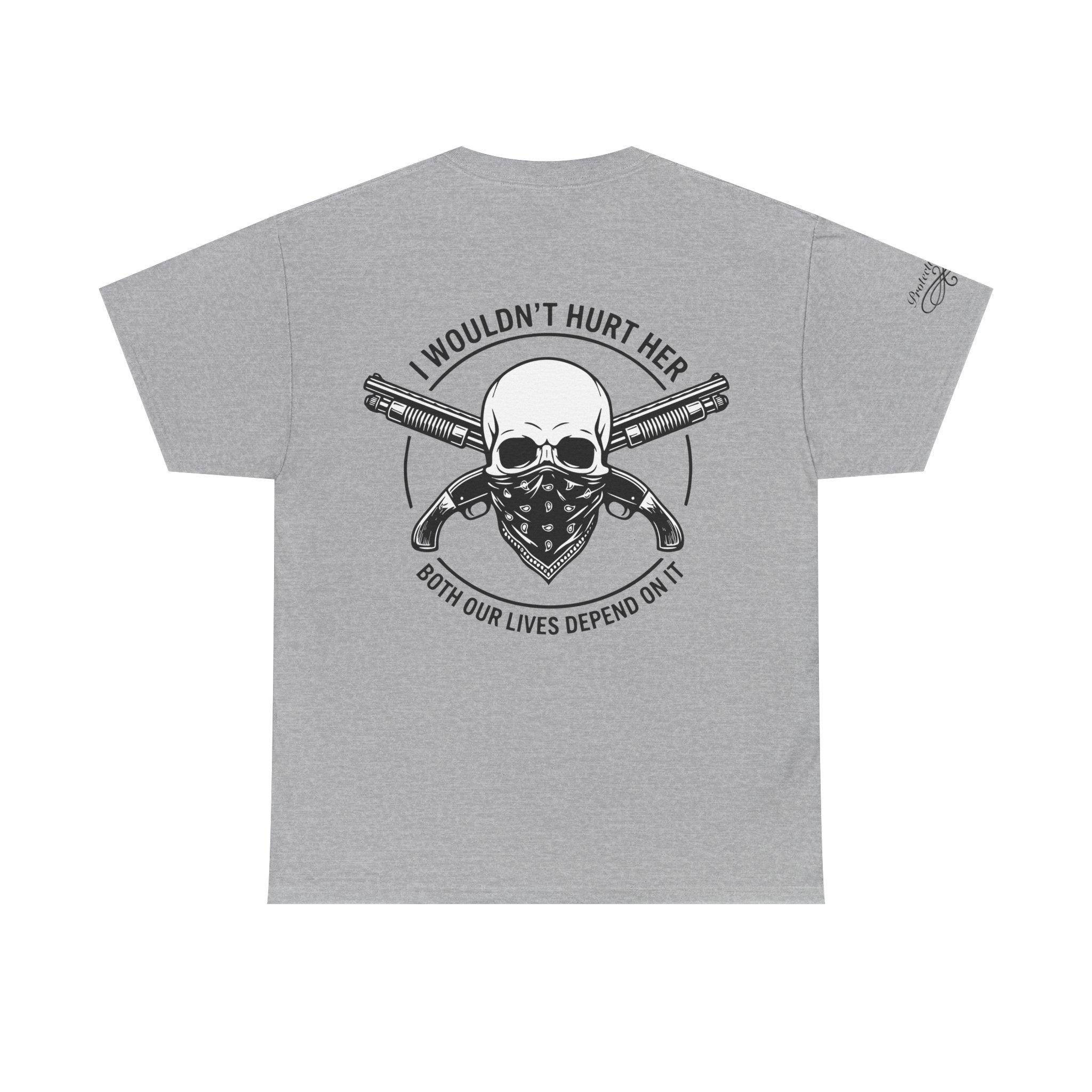 Protective Dad-Assault Rifle T-Shirt | Here’s Your Warning