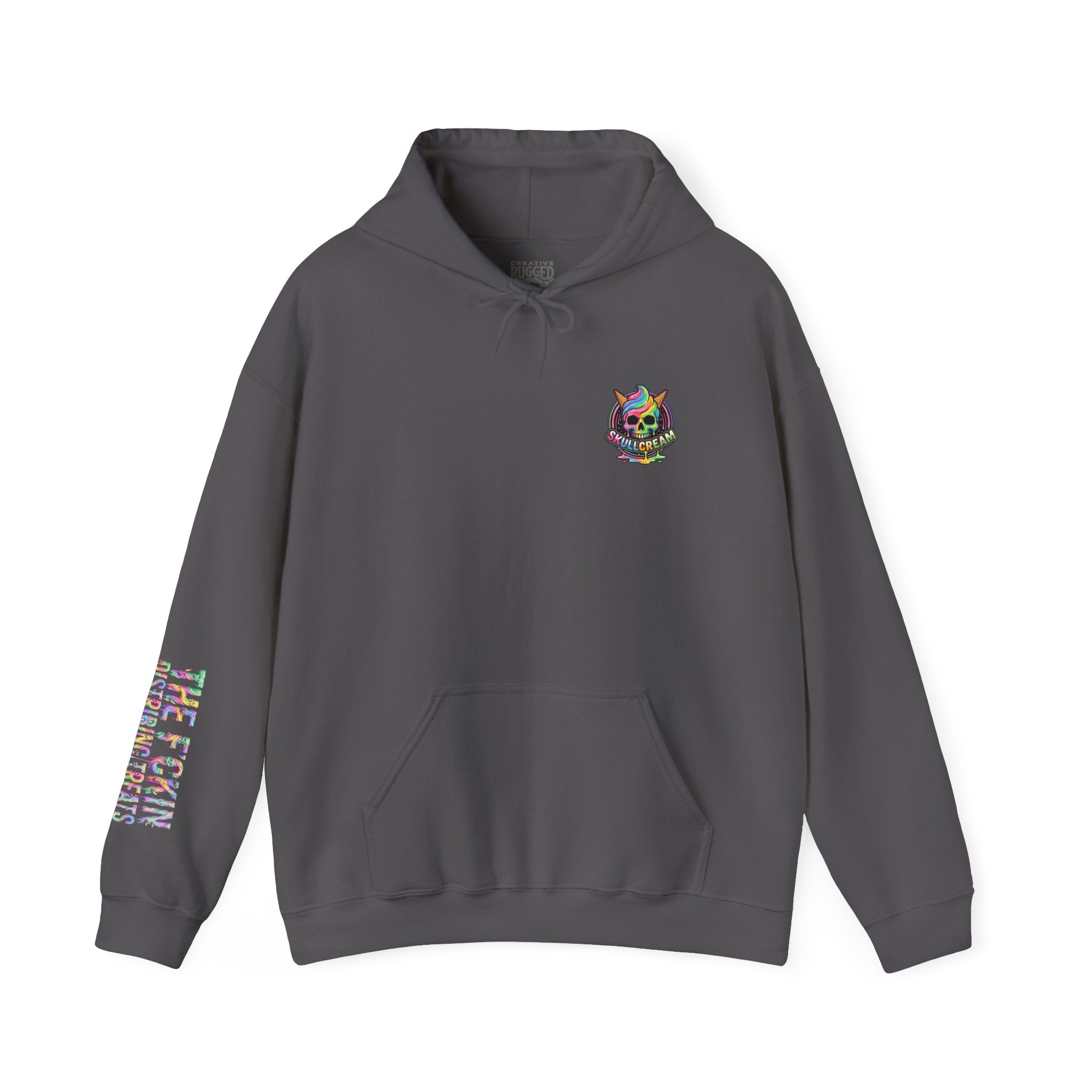 Skullcream Creepy Candy Apple Hoodie — 'Parasitic Carnival' Graphic Pullover