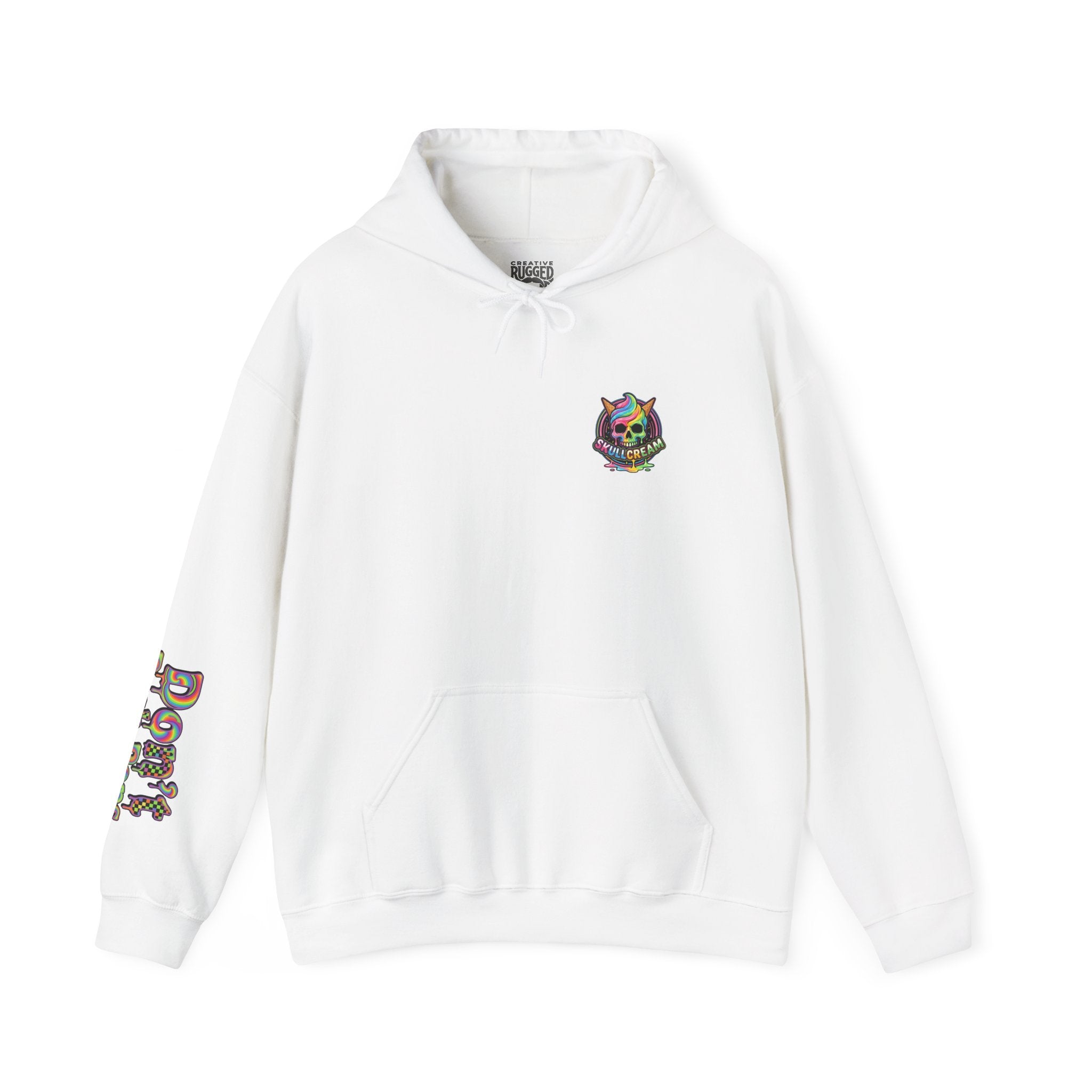 Skullcream-Don’t Push-Pops Hoodie | Dripping Skull Graphic