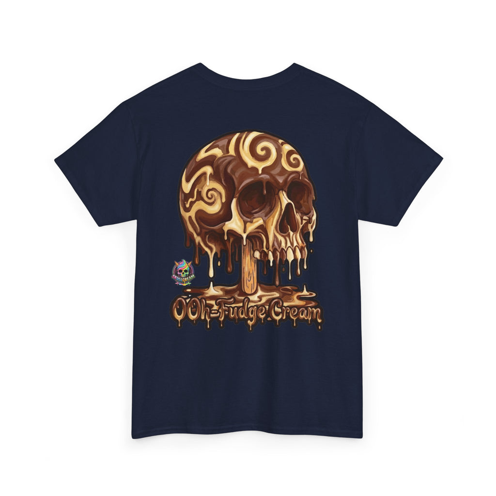 Skullcream-Ooh-Fudge Cream T-Shirt | Colorful Drip Graphic Tee