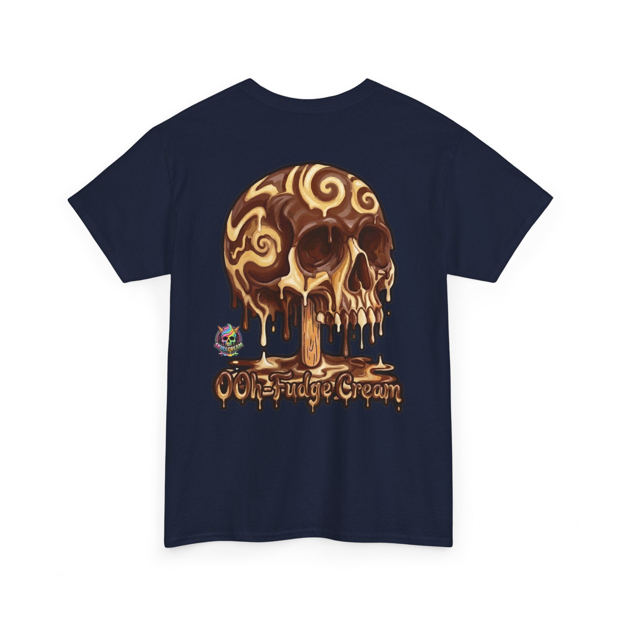 Skullcream-Ooh-Fudge Cream T-Shirt | Colorful Drip Graphic Tee