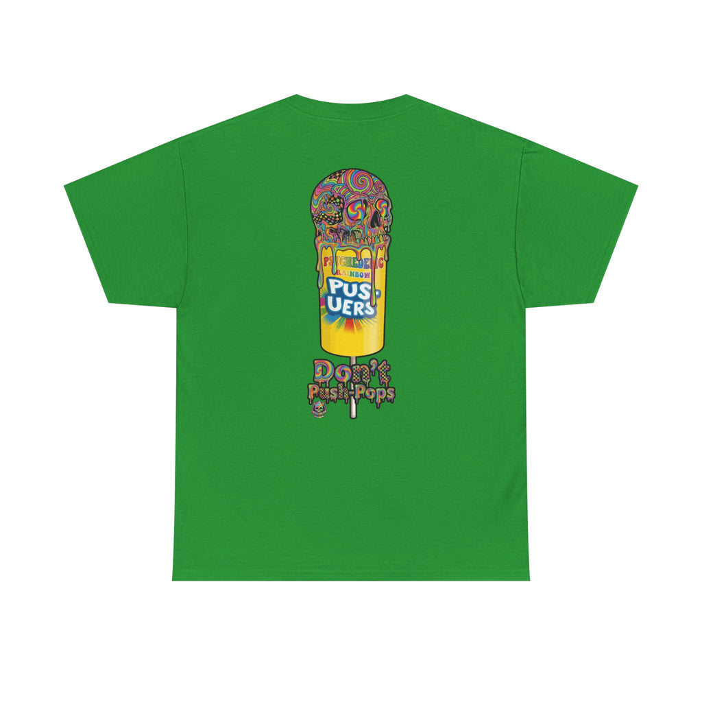 Skullcream-Don’t Push-Pops T-Shirt | Colorful Drip Graphic Tee