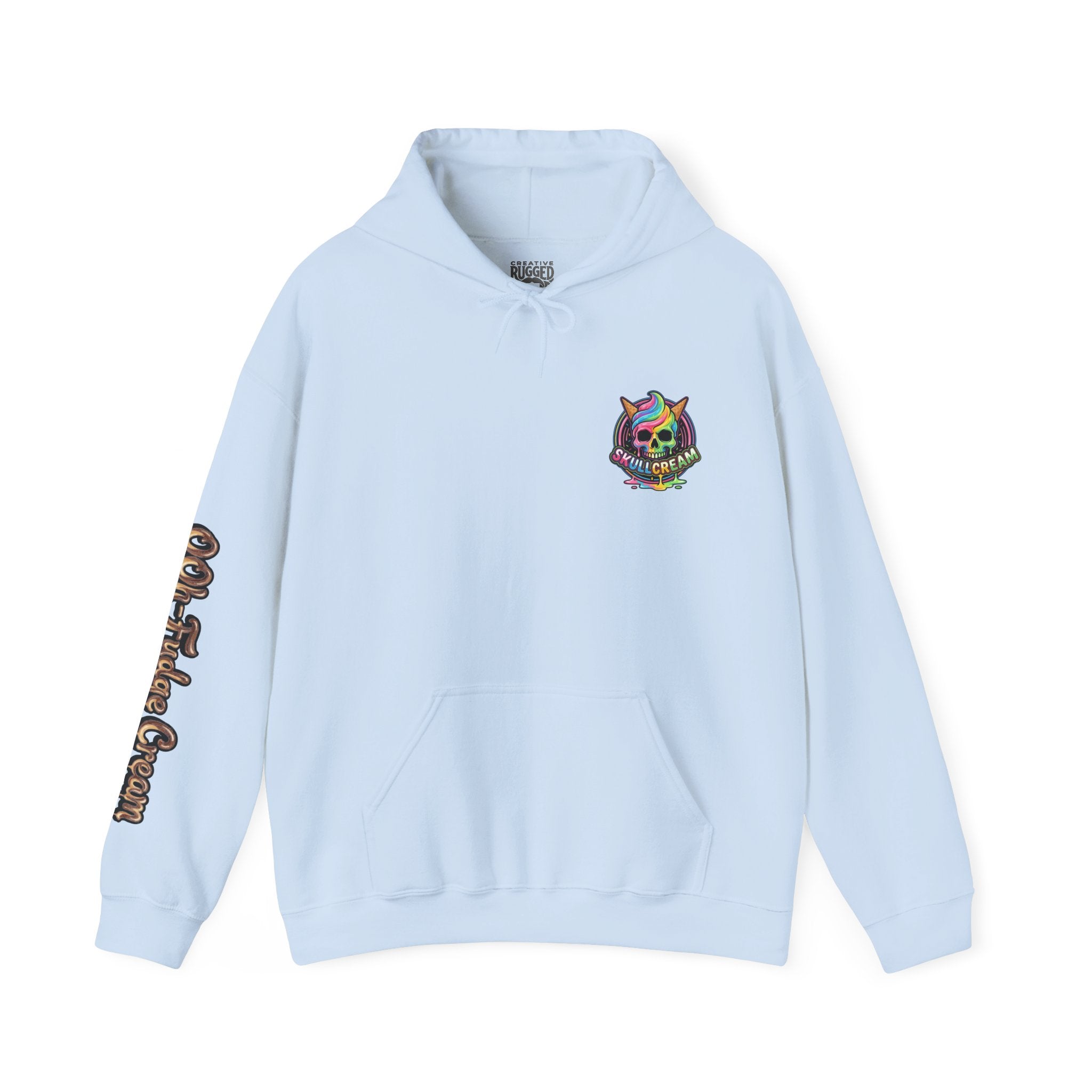Skullcream-Ooh-Fudge Cream Hoodie | Dripping Skull Graphic