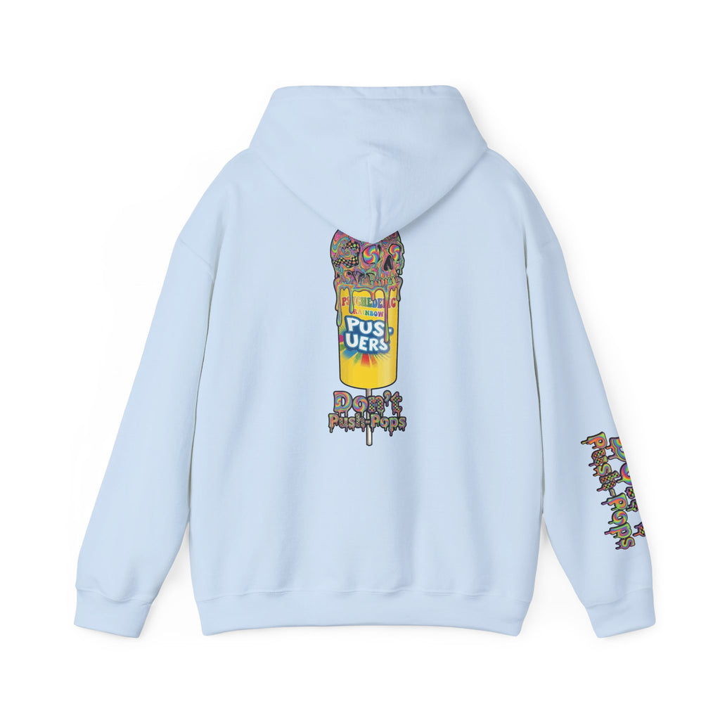 Skullcream-Don’t Push-Pops Hoodie | Dripping Skull Graphic