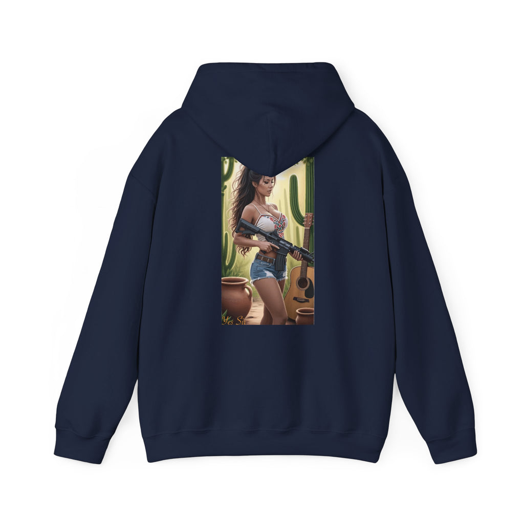 Nice Guitar- Yes Sir Hoodie | Parental Advisory  for the Bearded