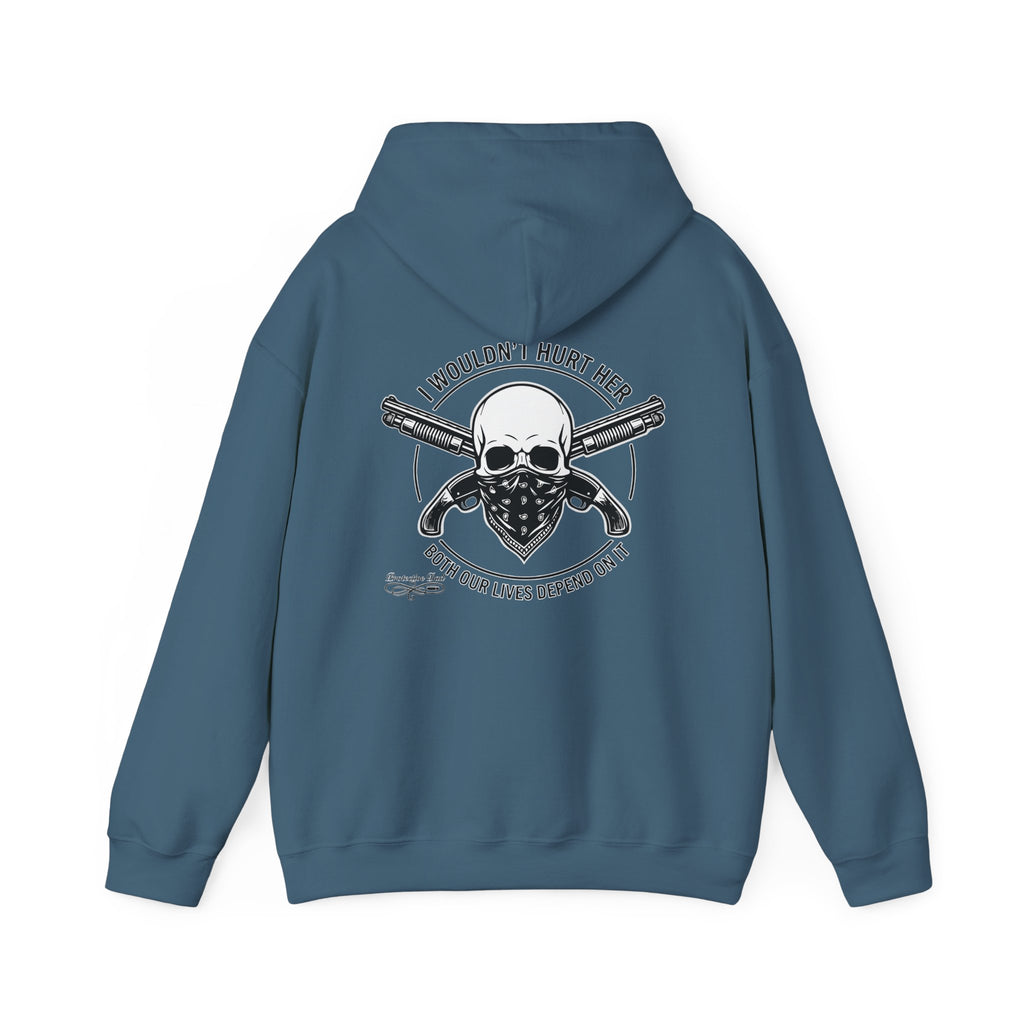 Protective Dad Sawed Off Shotguns - Hoodie | Here’s Your Warning
