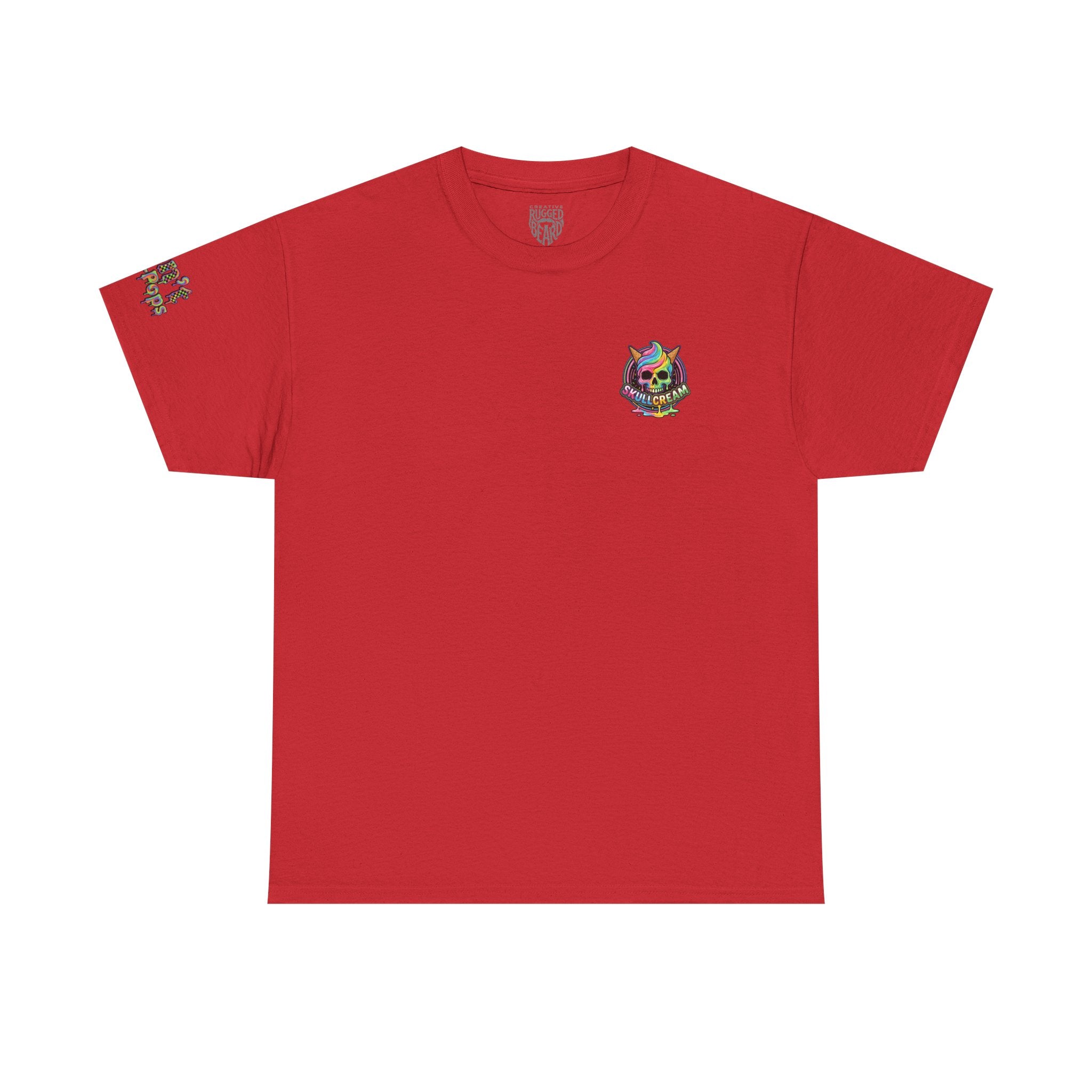 Skullcream-Don’t Push-Pops T-Shirt | Colorful Drip Graphic Tee