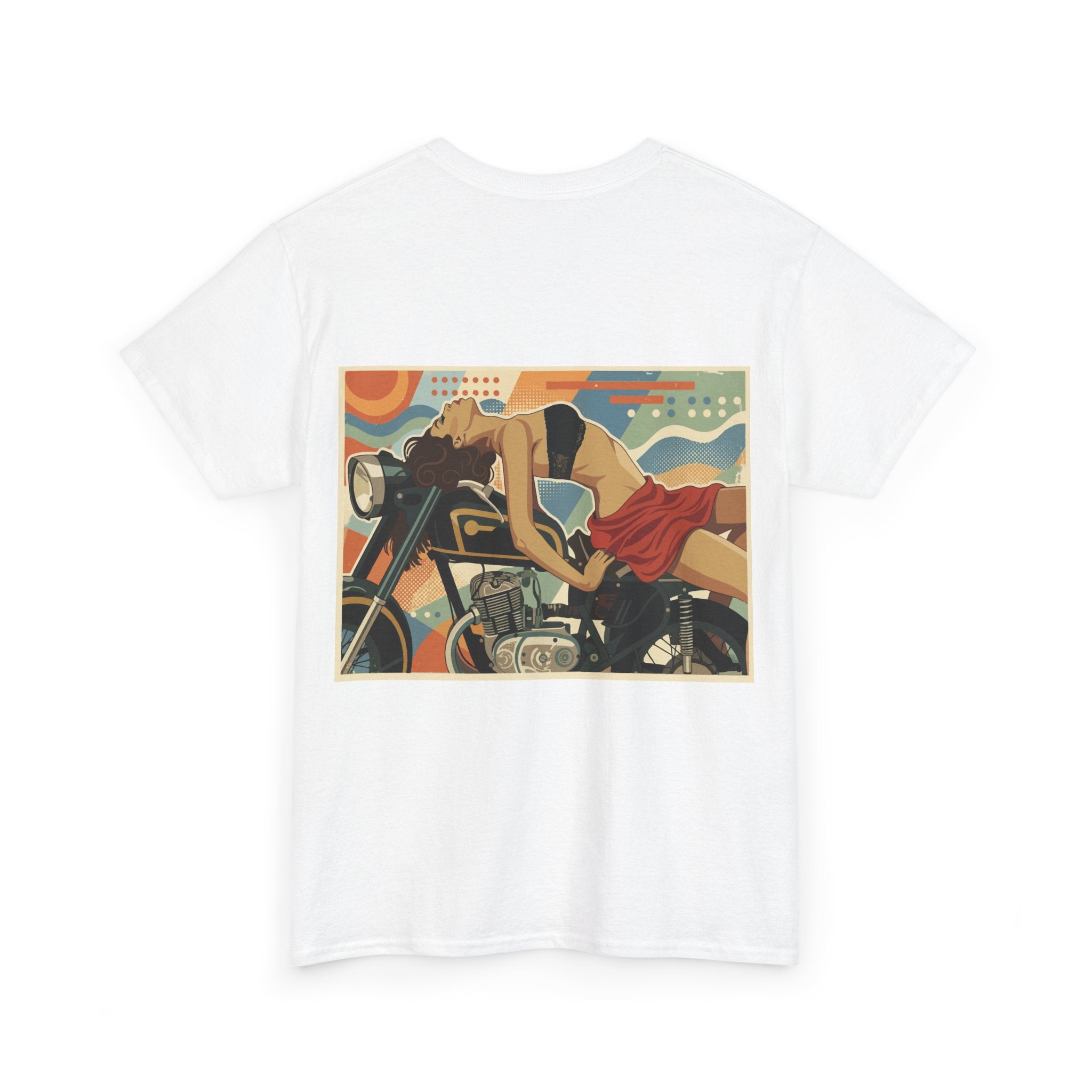 Good Girl-Pin Up Biker T-Shirt | Parental Advisory  for the Bearded