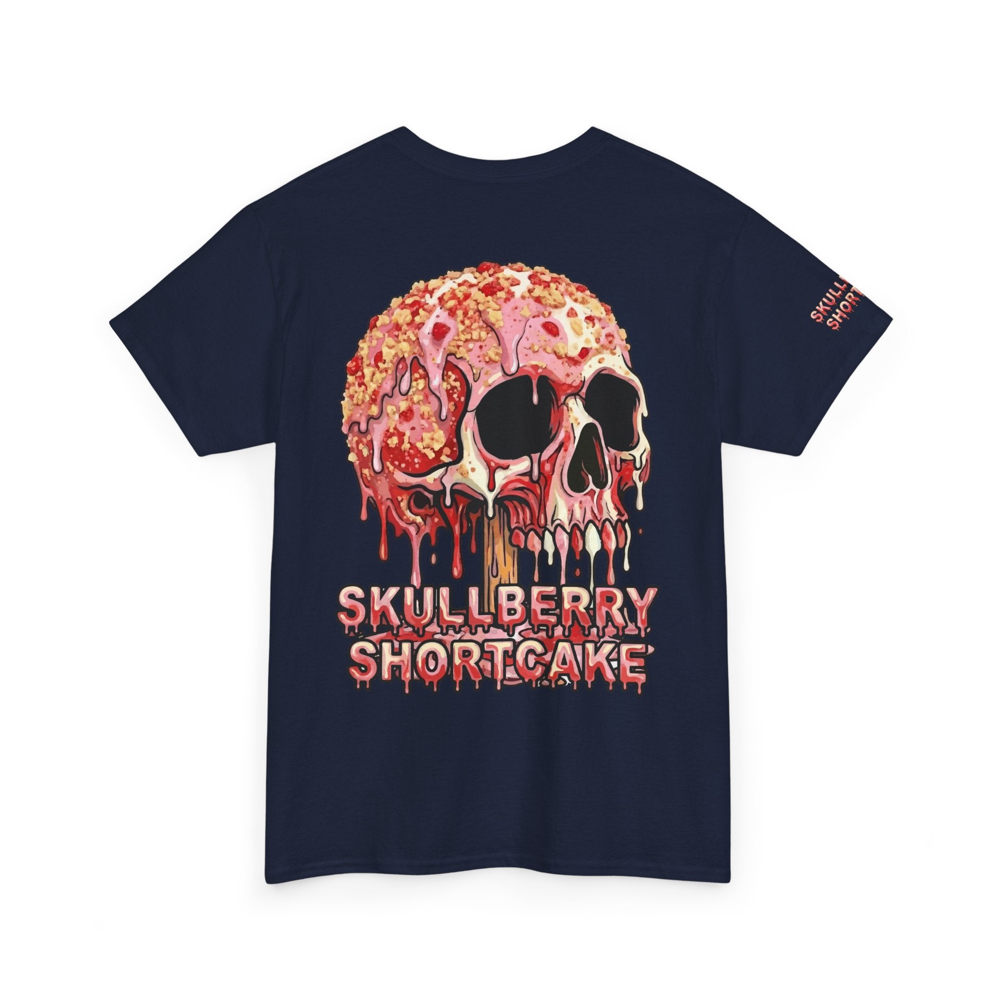 Skullcream-Skullberry Shortcake T-Shirt | Colorful Drip Graphic Tee