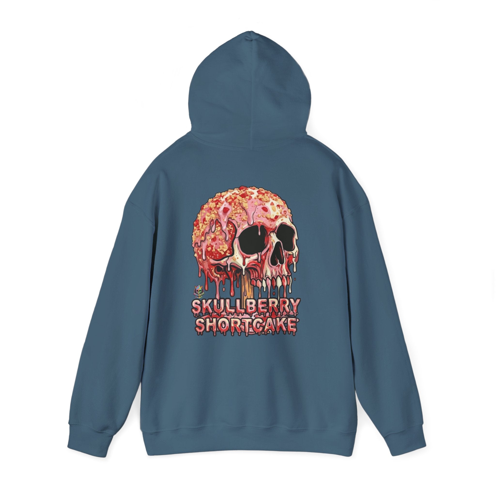 Skullcream-Skullberry Shortcake Hoodie | Dripping Skull Graphic
