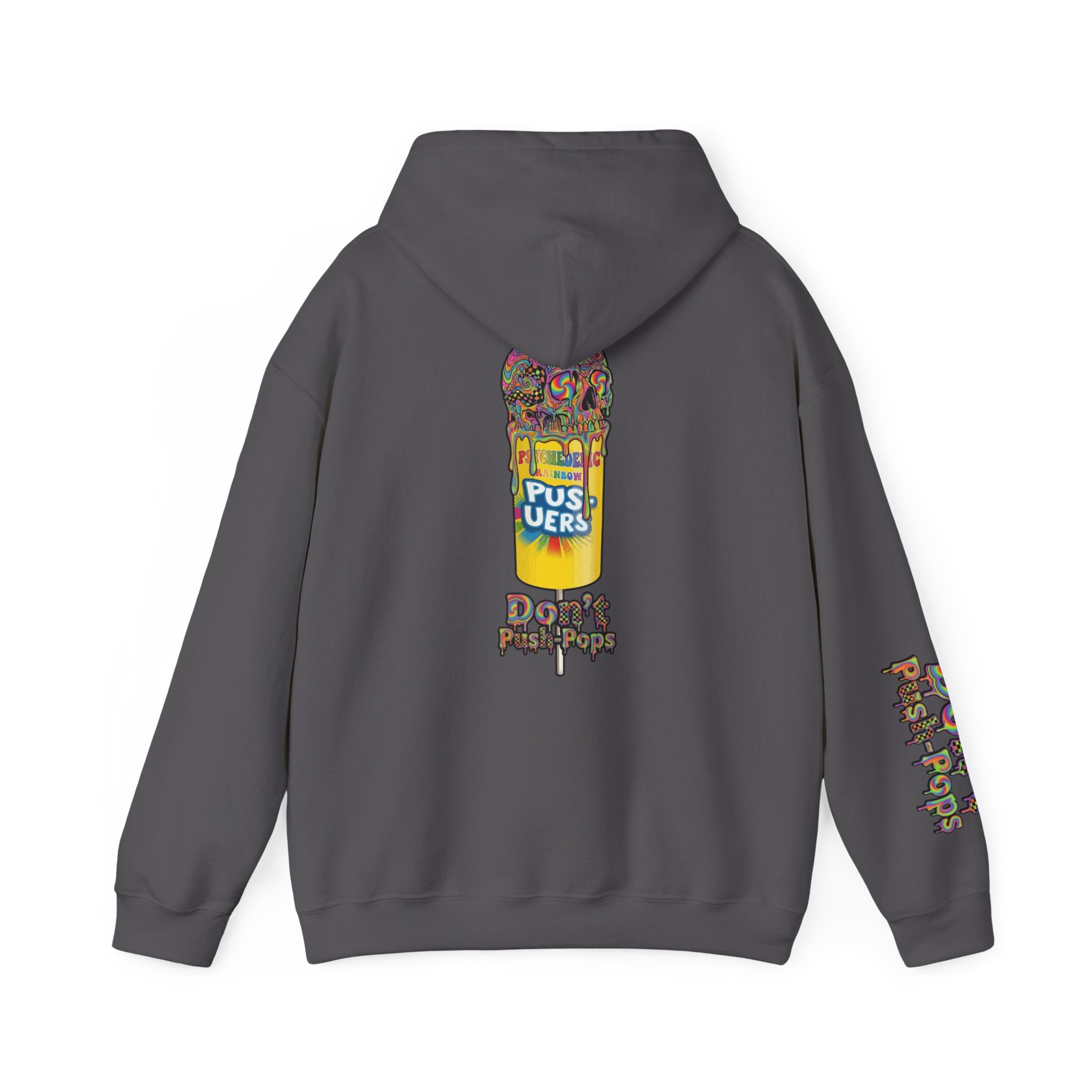 Skullcream-Don’t Push-Pops Hoodie | Dripping Skull Graphic