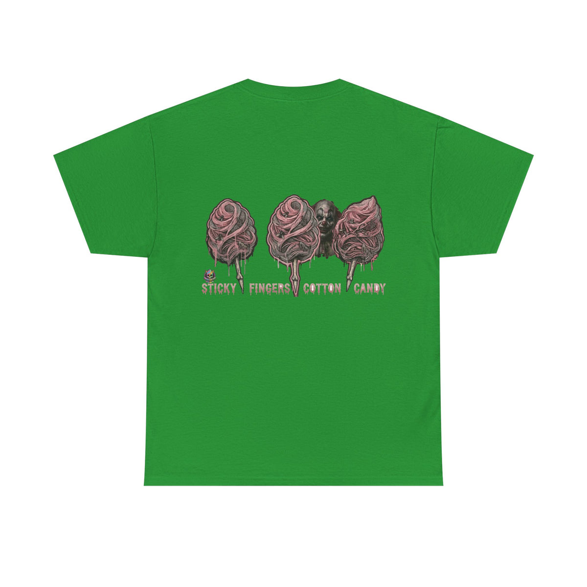 Cotton Candy Skullcream T Shirt — 'Sticky Fingers' Graphic T-Shirt