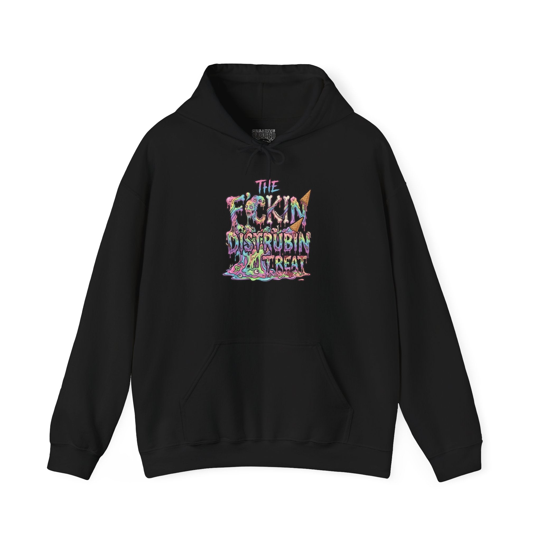 Cotton Candy Skullcream Hoodie — Sticky Fingers Band Graphic Pullover