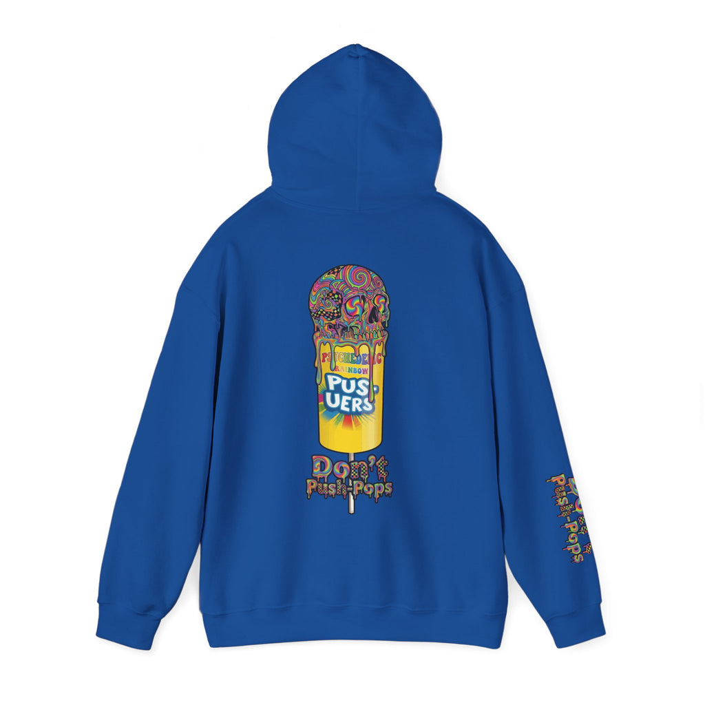 Skullcream-Don’t Push-Pops Hoodie | Dripping Skull Graphic