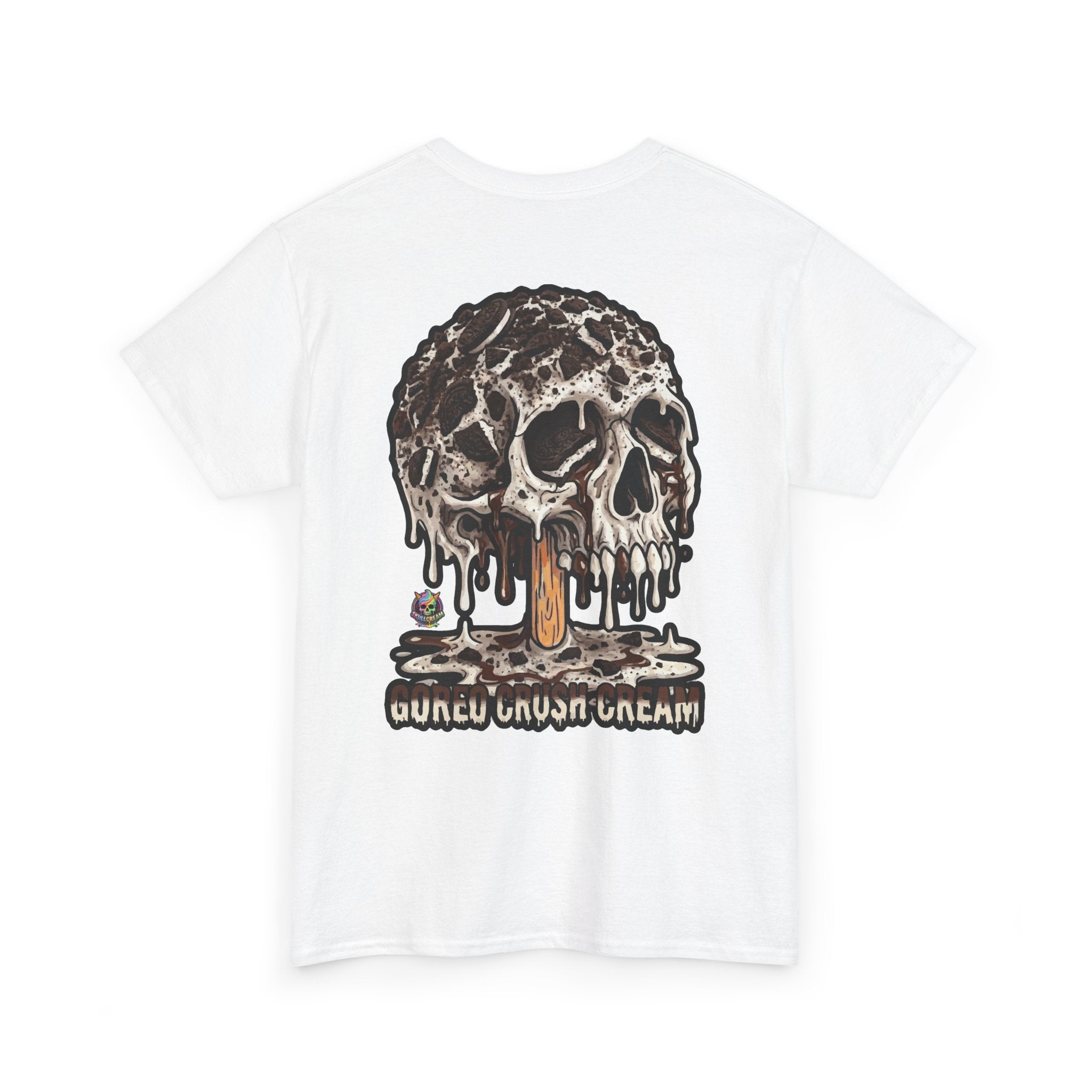 Skullcream-Goreo Crush Cream T-Shirt | Colorful Drip Graphic Tee