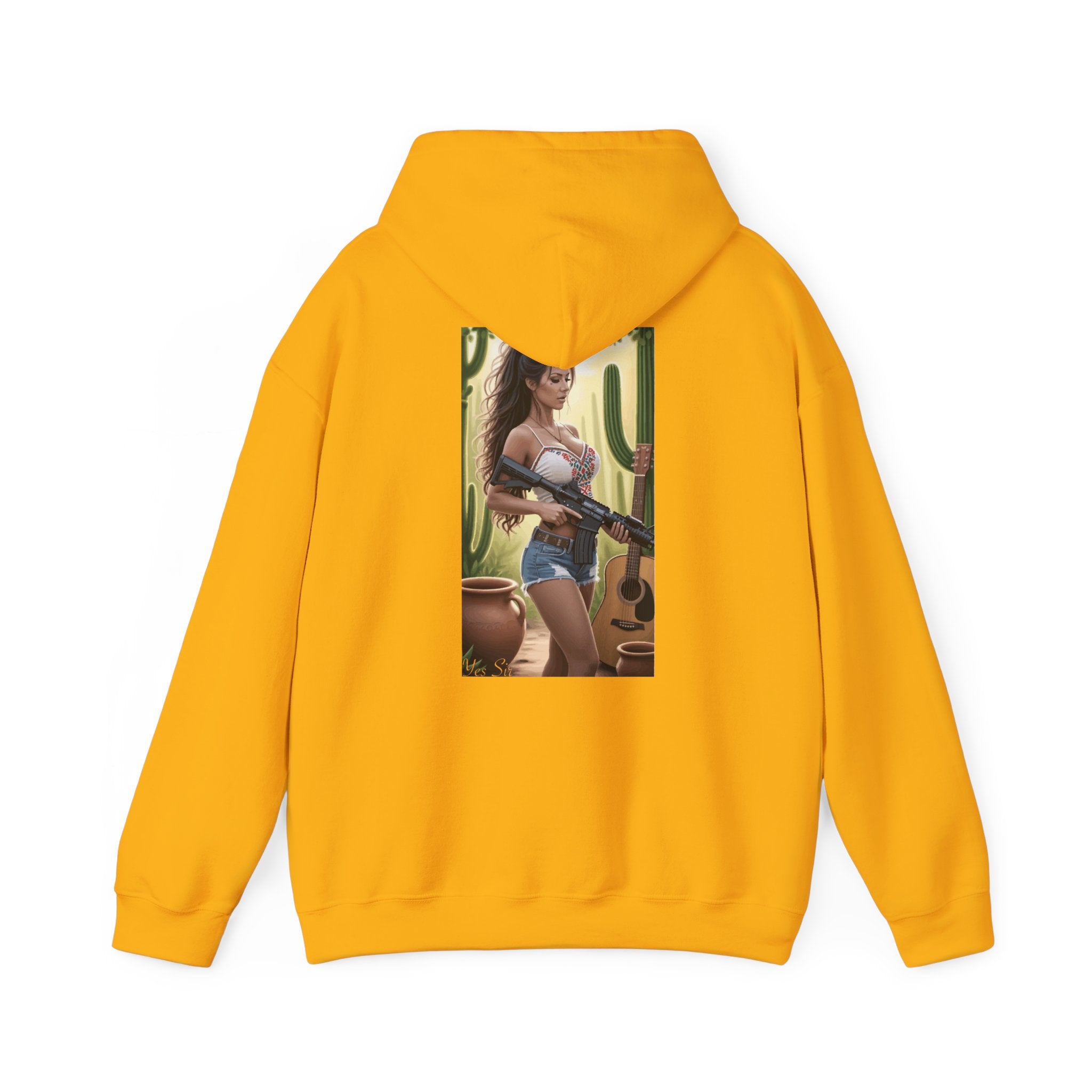Nice Guitar- Yes Sir Hoodie | Parental Advisory  for the Bearded