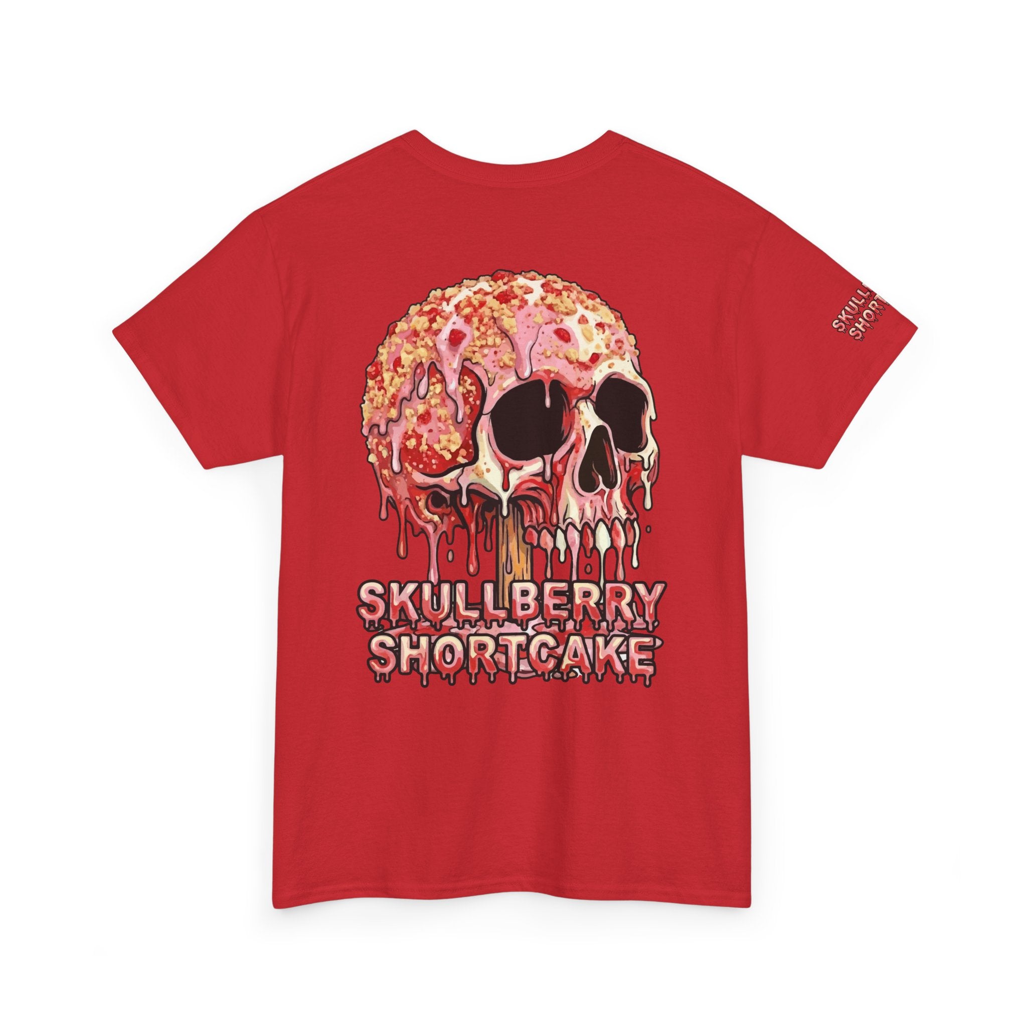 Skullcream-Skullberry Shortcake T-Shirt | Colorful Drip Graphic Tee