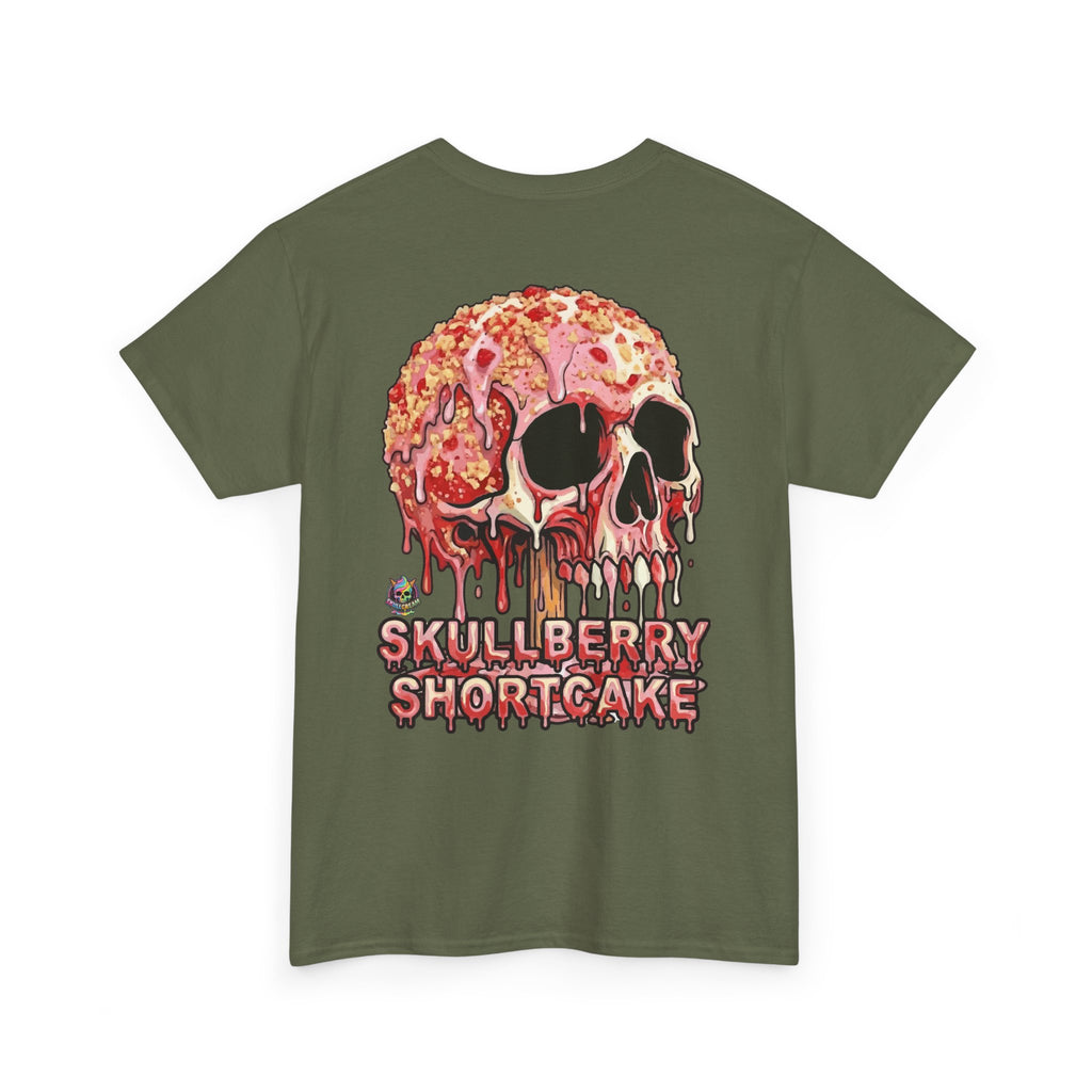 Skullcream-Skullberry Shortcake T-Shirt | Colorful Drip Graphic Tee