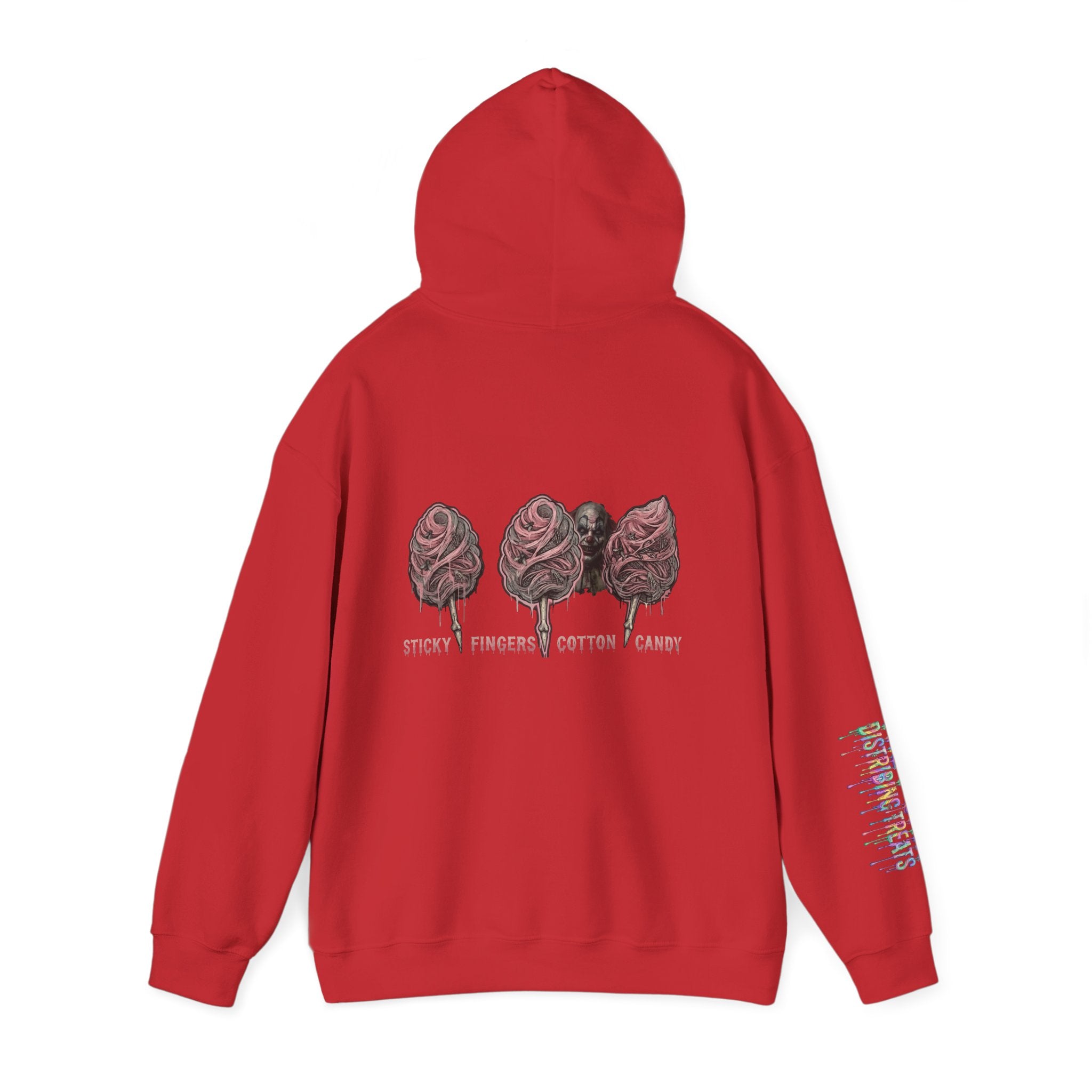 Cotton Candy Skullcream Hoodie — Sticky Fingers Band Graphic Pullover