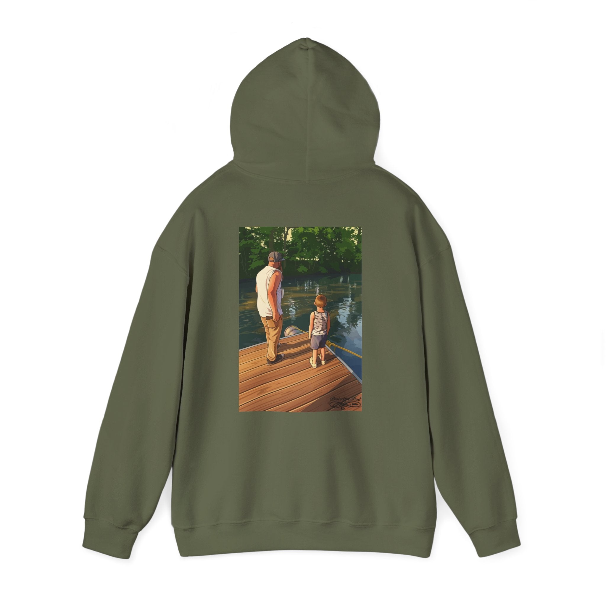 Protective Dad Father-n-Son Love Hoodie | He’s Protected Too