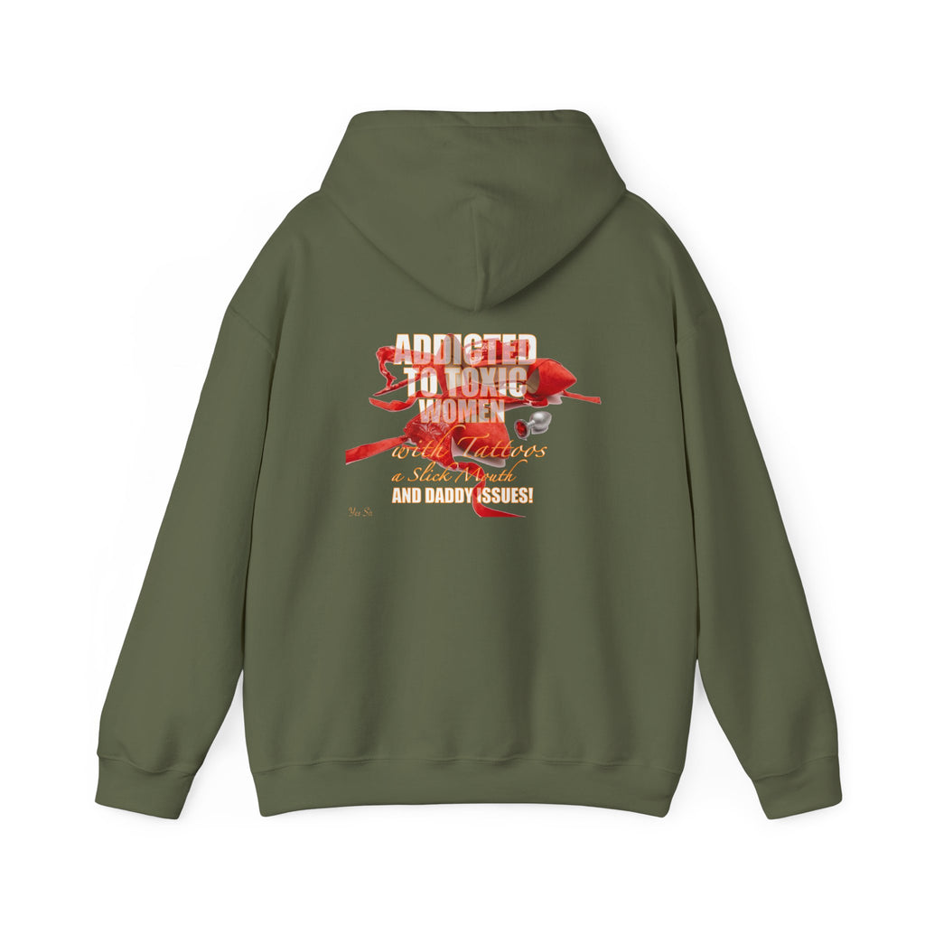 Addicted | Yes Sir Hoodie | Recovering Addict Graphic Hoodie
