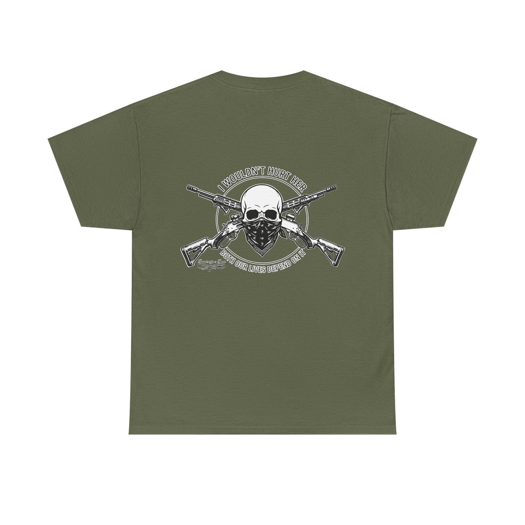 Protective Dad Lever Actions T-Shirt | Here’s Your Warning